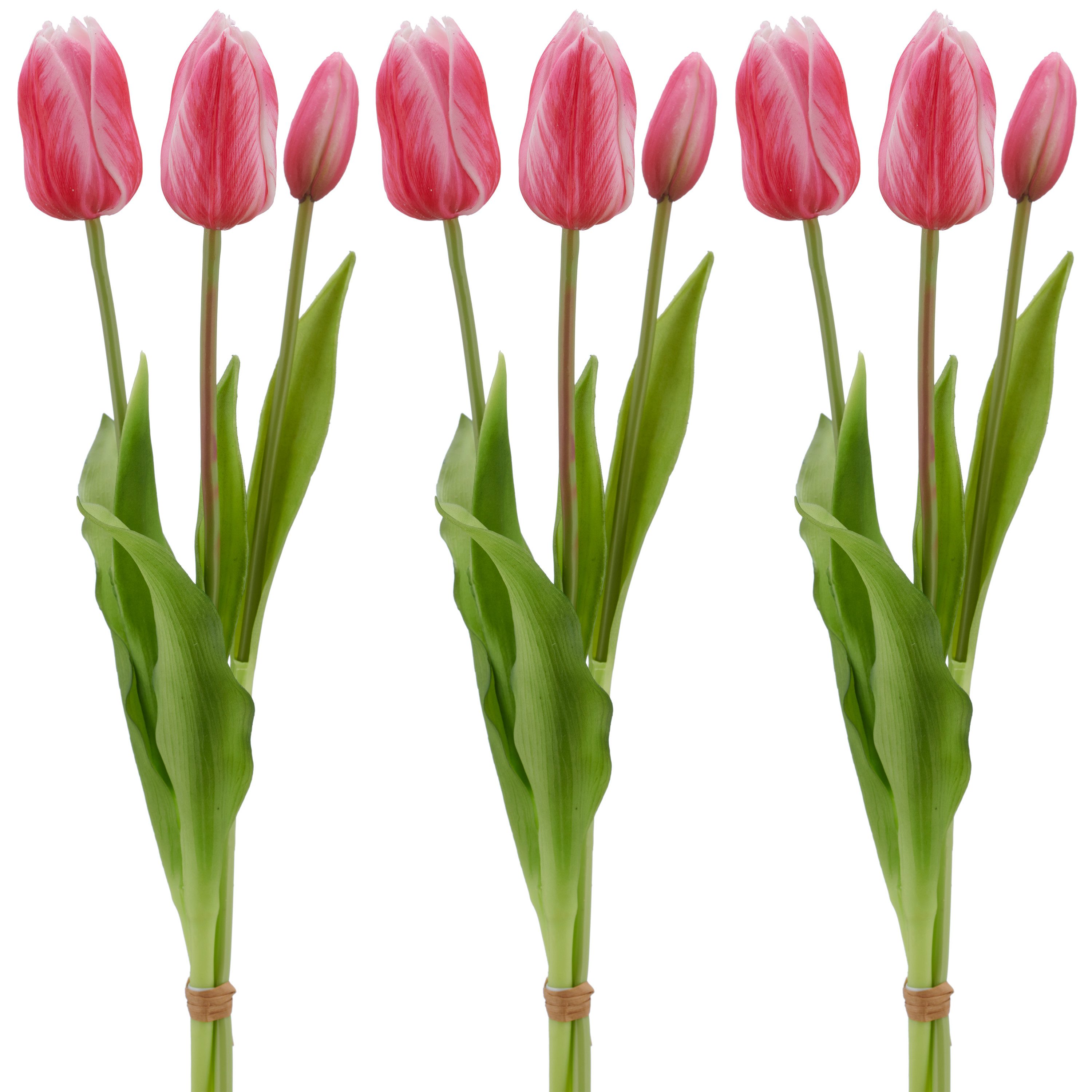 Kunsttulpe Tulpenbund, Creativ green, Höhe 41 cm, in schöner Farbe