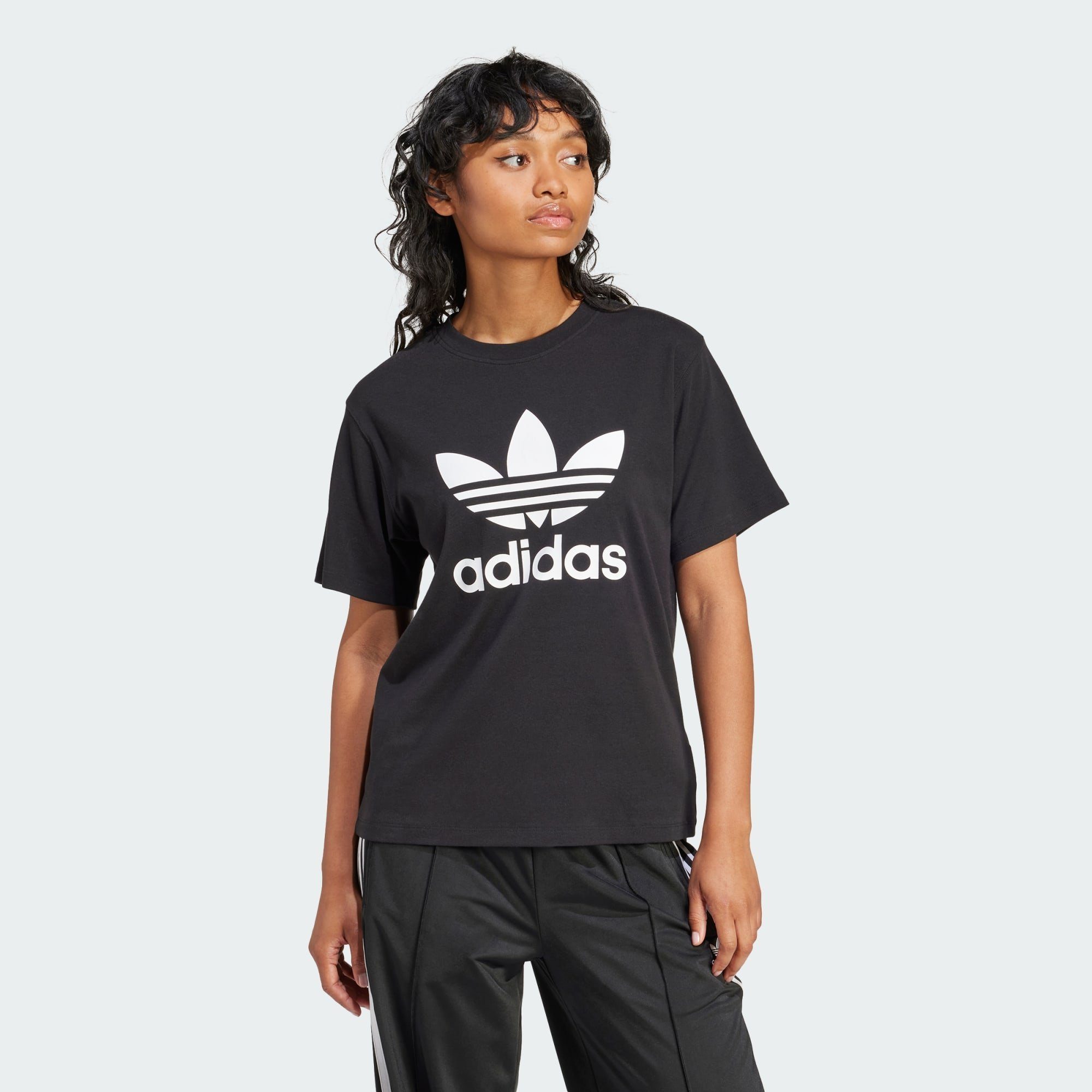 adidas Originals T-Shirt TREFOIL REGULAR T-SHIRT Black