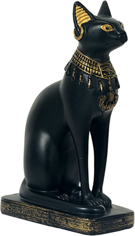 MystiCalls Dekofigur Bastet - Ägypten, Figur, Dekoration, Katze, Sammelfigur, Sammelfigur, Sammlerfigur, Designerfigur, Dekofigur, Dekorationsobjekt