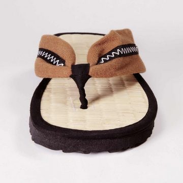 CINNEA FRANCA Sandalette Zimtlatschen, handgefertigt, Wellness-Zimtfüllung, Binsenlauffläche gegen Hornhautneubildung