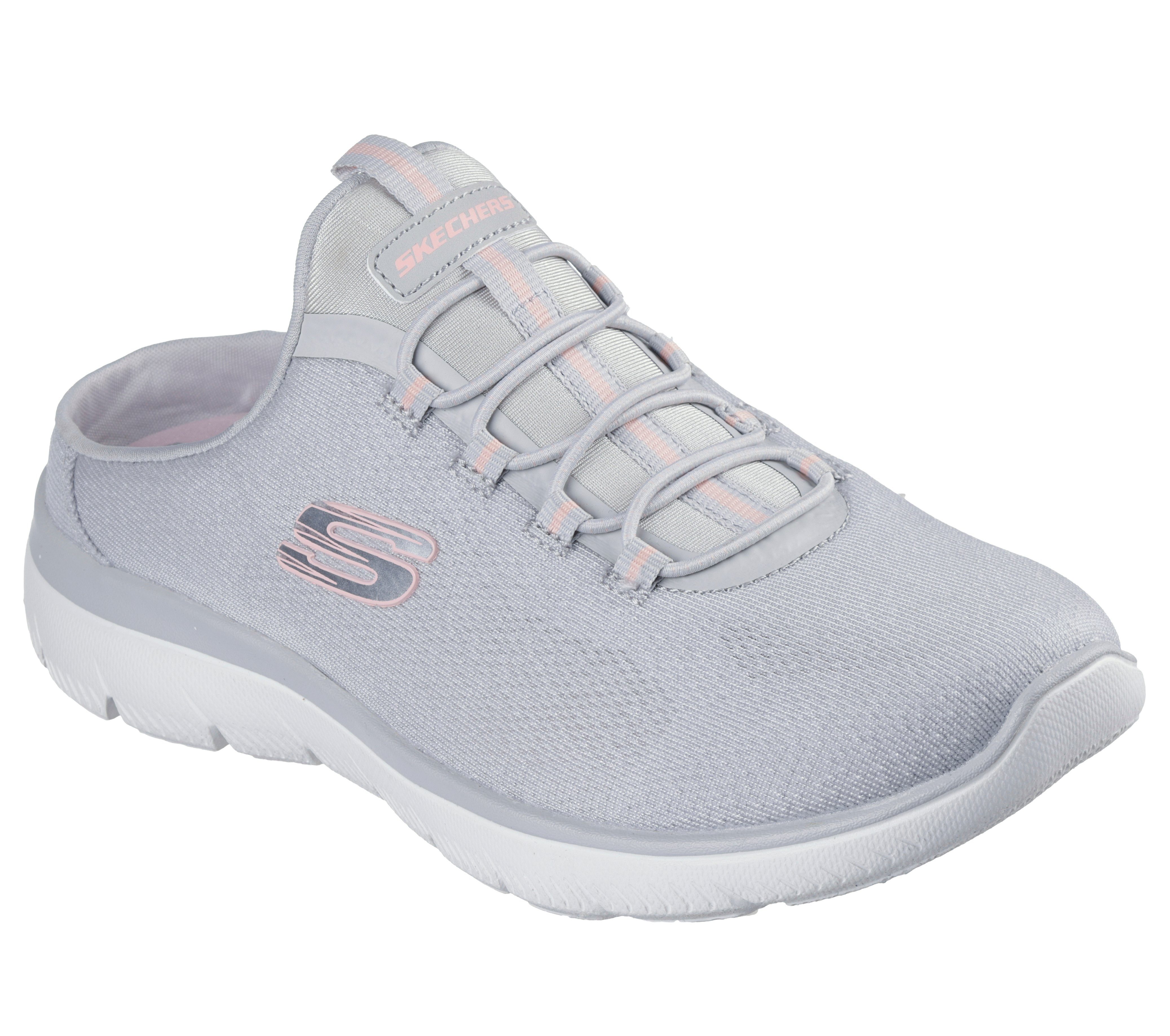 Skechers SUMMITS-SIMPLY SWEET Sabot Freizeitschuh, Sommerschuh, Hausschuh mit weicher Innensohle