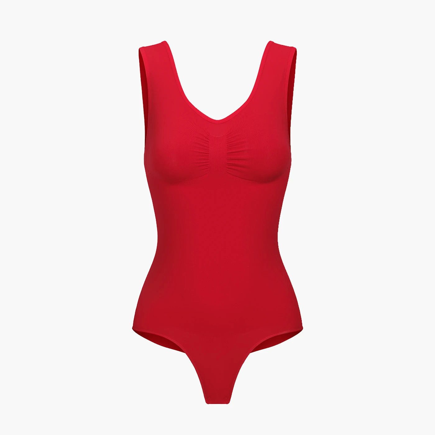 Creamy Fabrics Miederbody Tank Bodysuit Sculpting Shapewear mit String-Red- günstig online kaufen