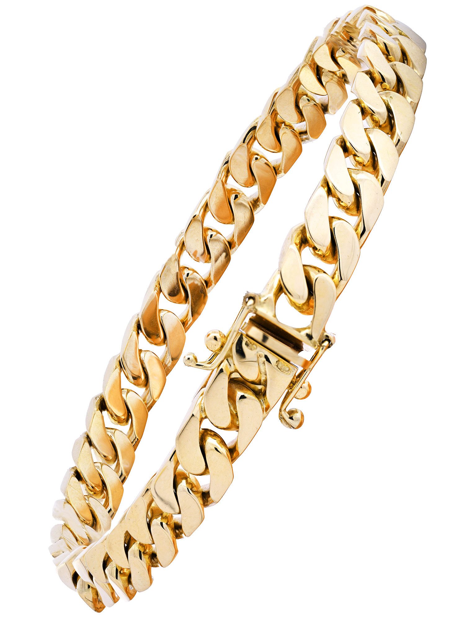 HOPLO Goldarmband Goldarmband Panzerkette Breite 7,0 mm - 19 cm massiv 585- günstig online kaufen