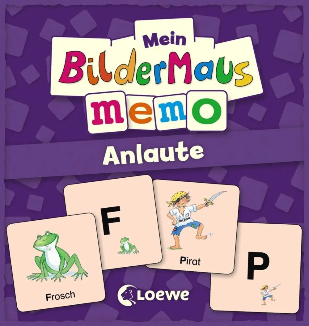 Loewe Spiel Mein Bildermaus-Memo - Anlaute (Kinderspiel)