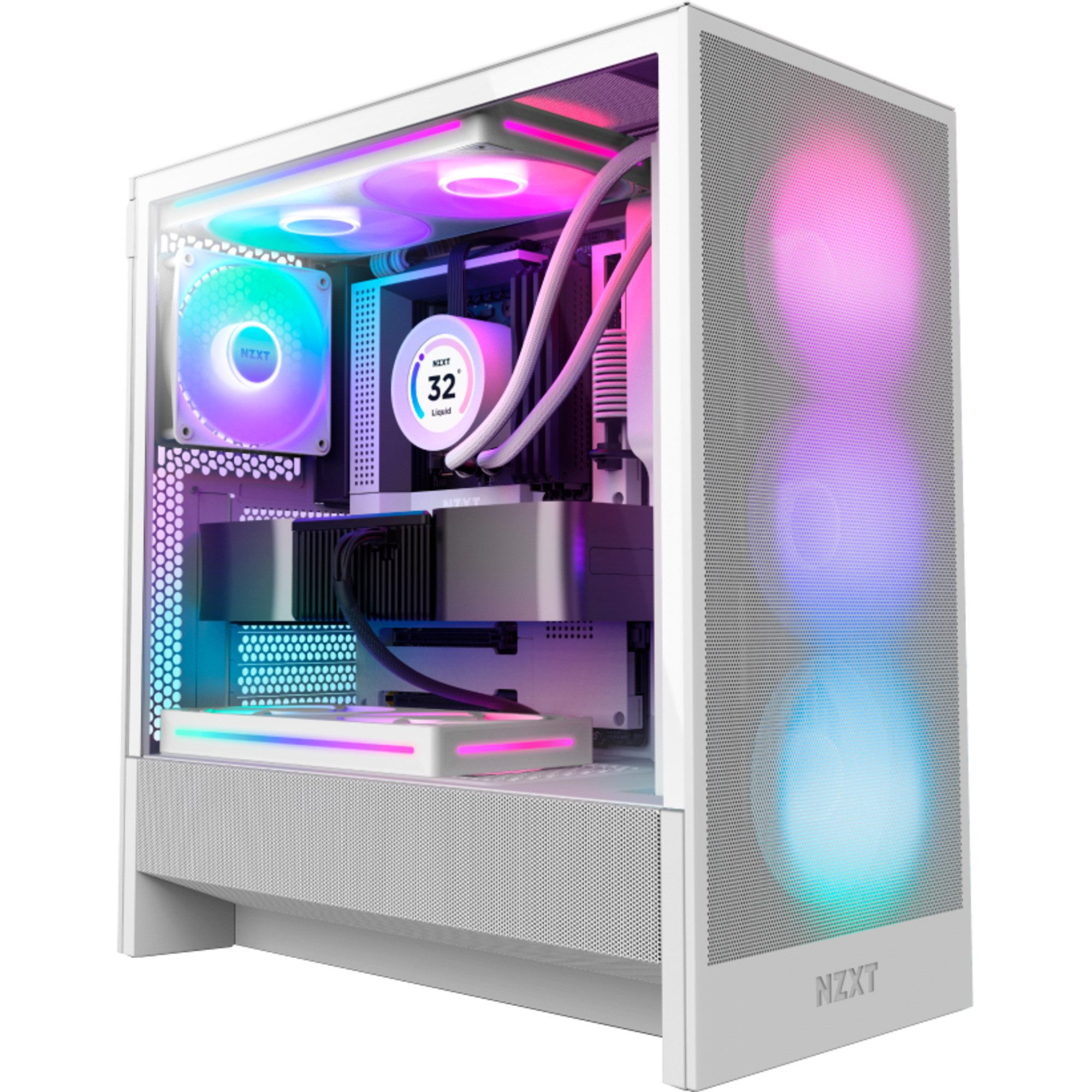 NZXT PC-Gehäuse NZXT H5 Flow RGB (2024), Tower-Gehäuse