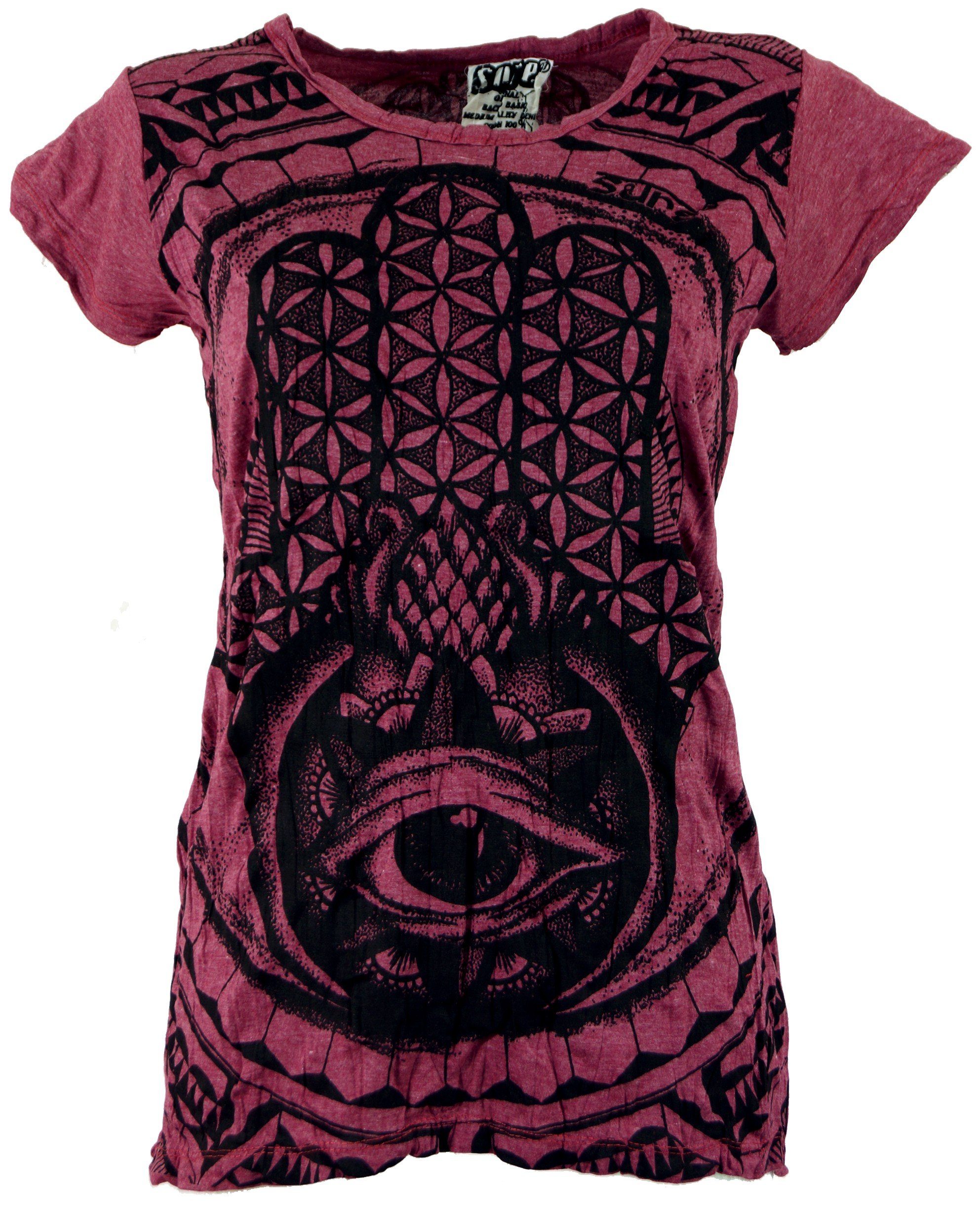Guru-Shop T-Shirt Sure T-Shirt Fatimas Hand günstig online kaufen