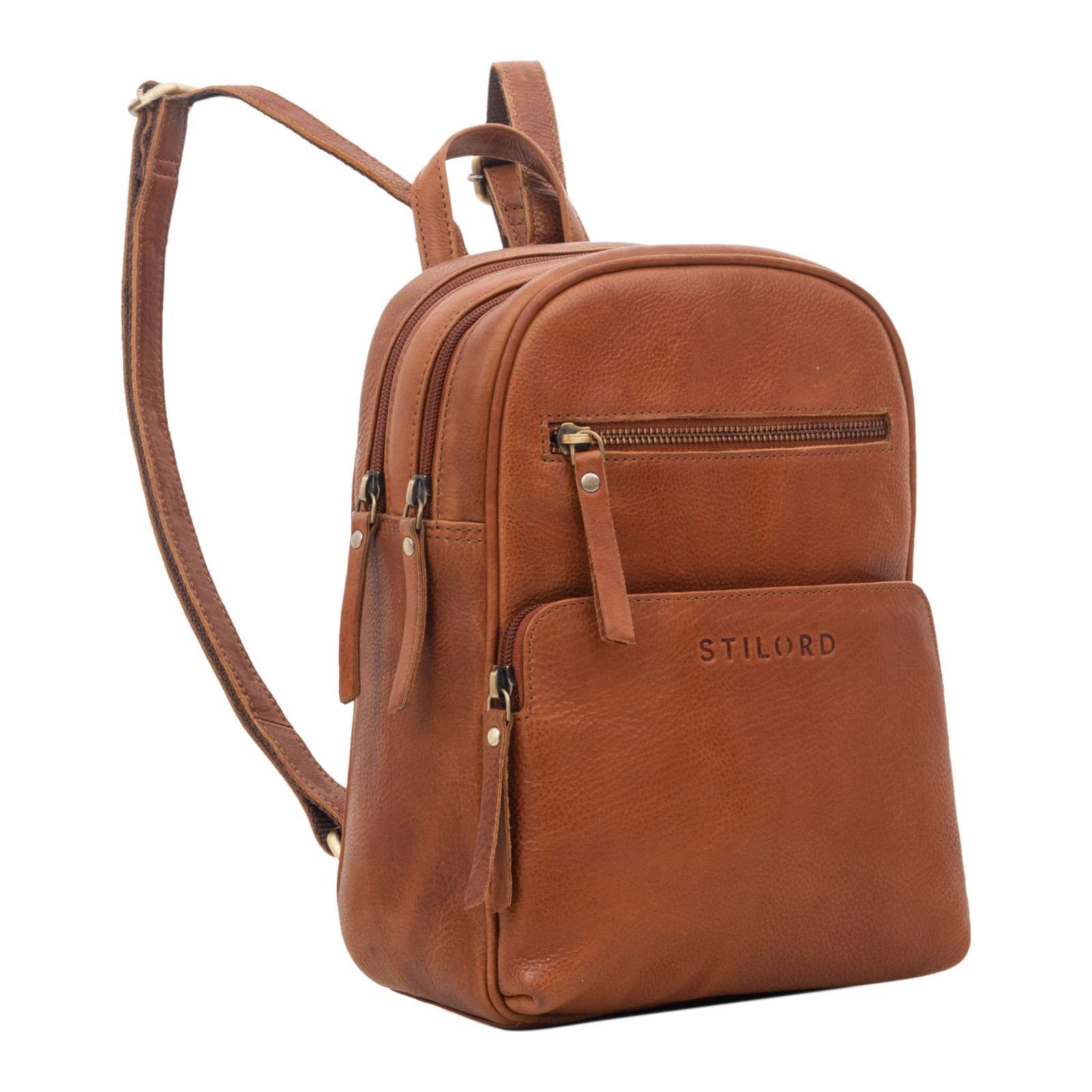 STILORD Cityrucksack "Fabienne" Kleiner Vintage Damen Rucksack Echtleder mi günstig online kaufen