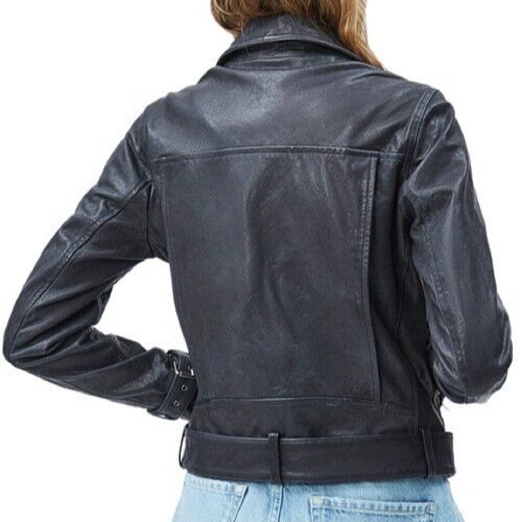 Jeans Pepe Lederjacke Damen Jacke, Biker Jeans Amelia Lederjacke Pepe Pepe Damen.