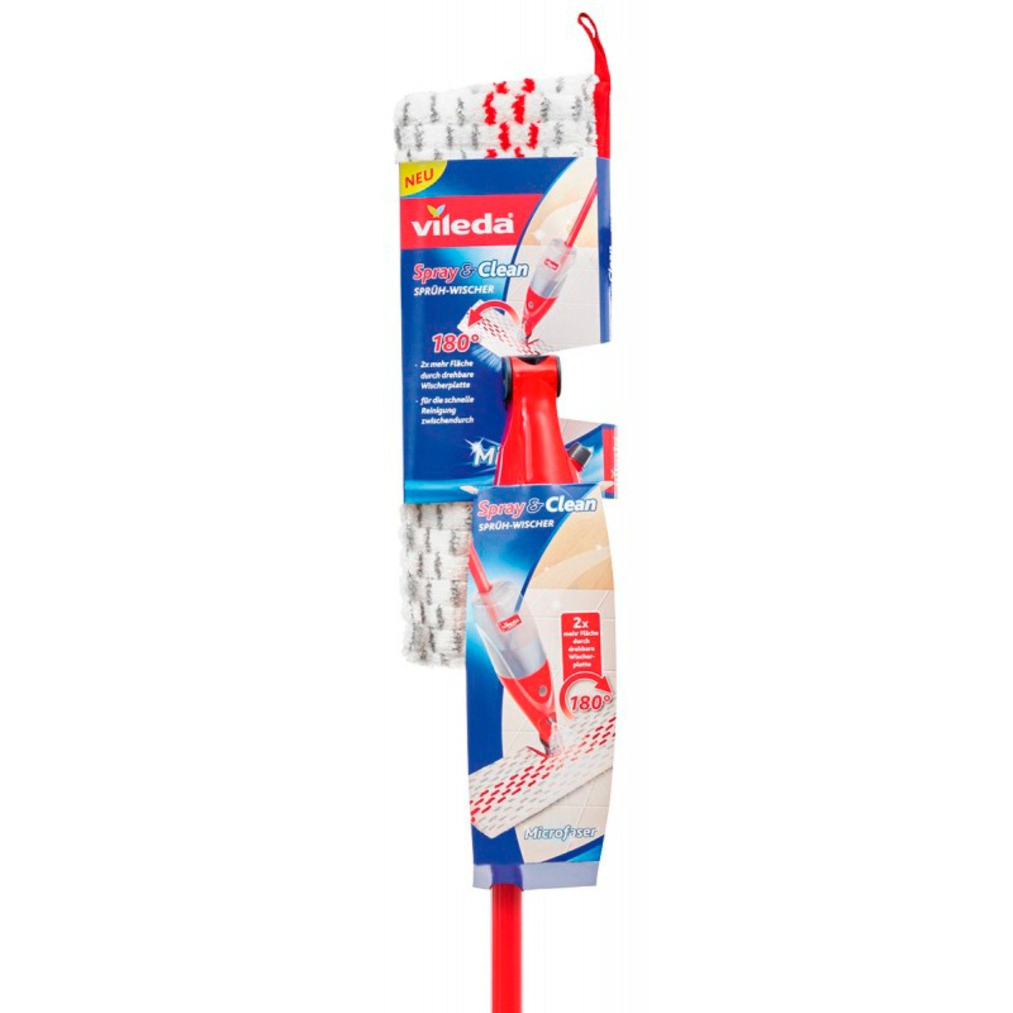 Vileda Wischmopp Vileda Spray & Clean Sprüh-Wischer, Bodenwischer