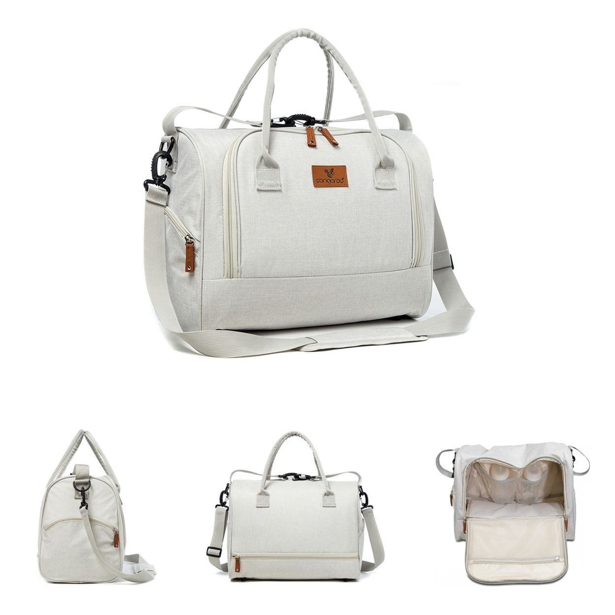 Cangaroo Wickeltasche Jossie (1-tlg), Wickelunterlage, viele Fächer, Tragegriffe, verstellbarer Schultergurt