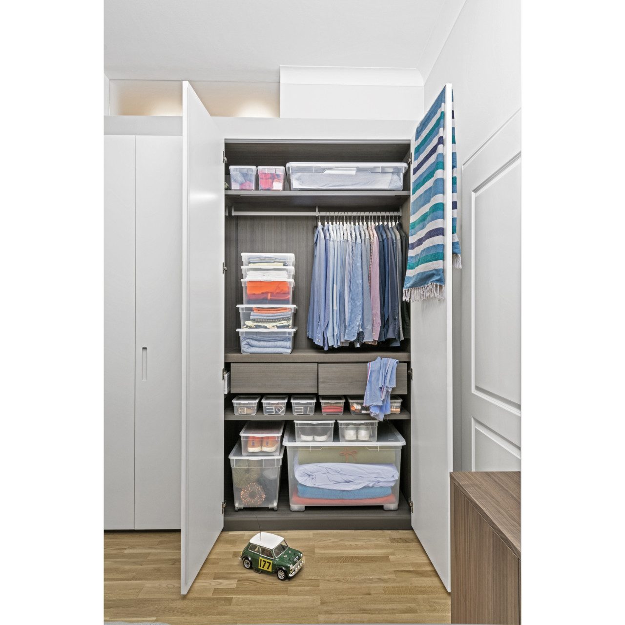 ROTHO Aufbewahrungsbox Rotho Aufbewahrungsbox CLEAR mit Deckel 10 L