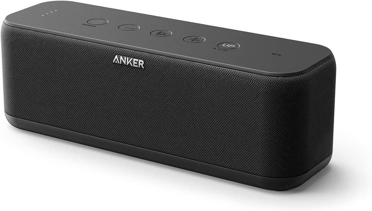 Anker Soundcore Boost - 12 Std Wiedergabe, USB-C, IPX7 Wasserschutz Bluetooth-Lautsprecher (Bluetooth, 20 W, Powerbank, Musik Player für Android, Apple, Smartphone, Iphone, Tablet)