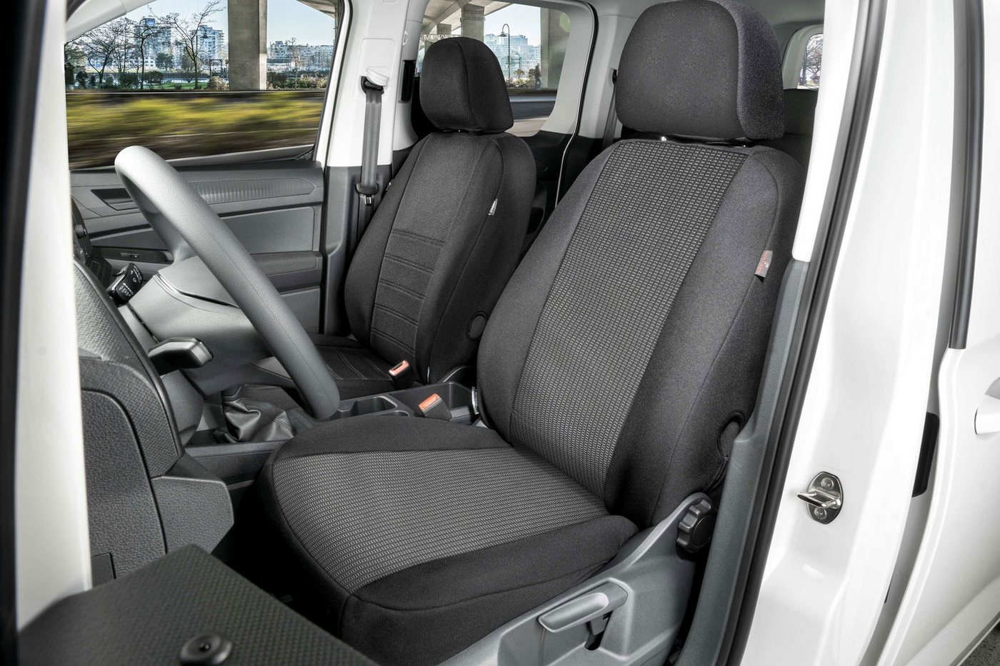 WALSER Autositzbezug Mercedes Vito/Viano (W639), 1 Einzelsitzbezug vorne, 1 Kopfstützenbezug, 3-tlg.