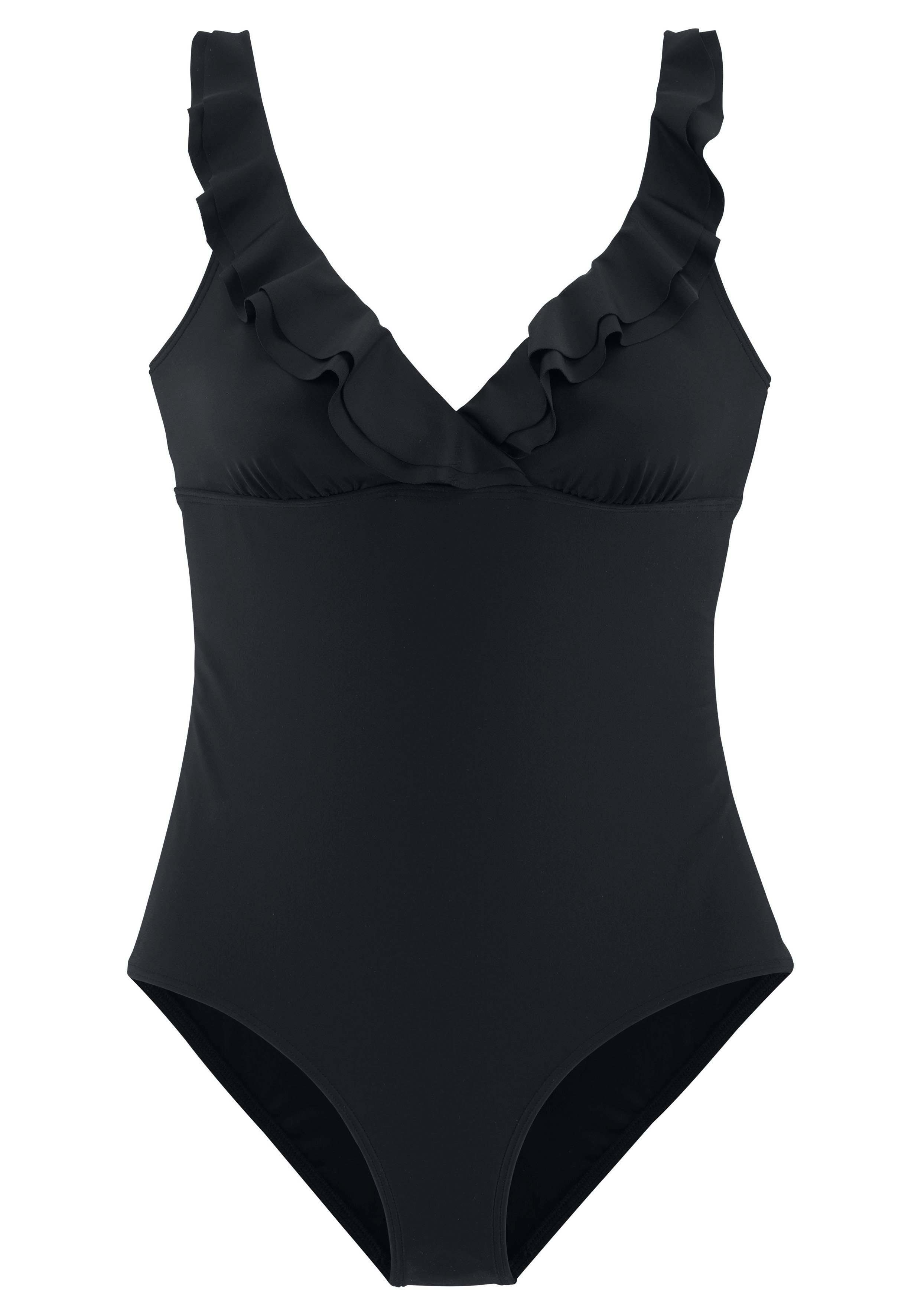 JETTE Badeanzug mit eleganter Rüsche und günstig online kaufen