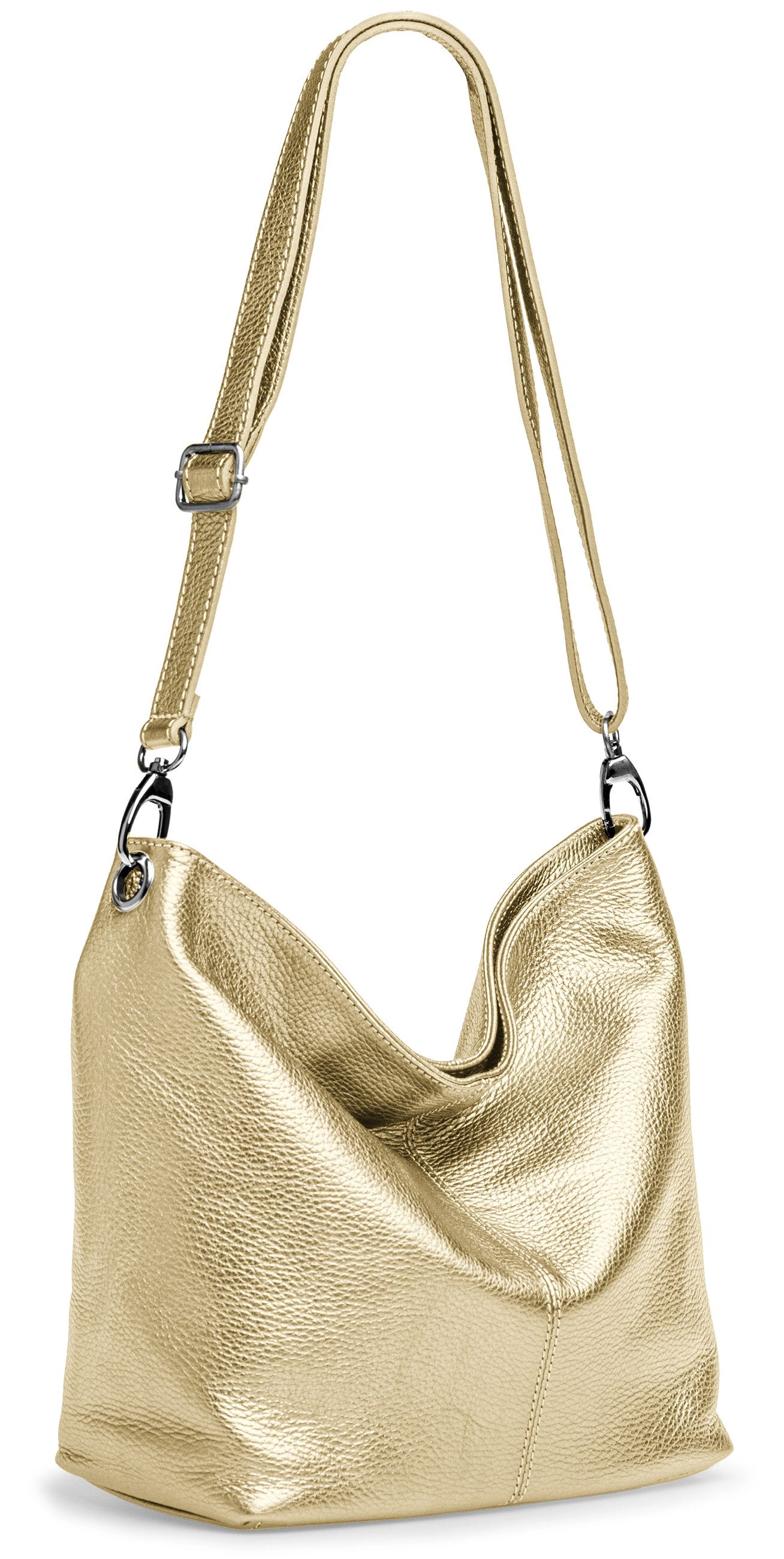 Caspar Schultertasche Klassische Damen Leder Handtasche günstig online kaufen