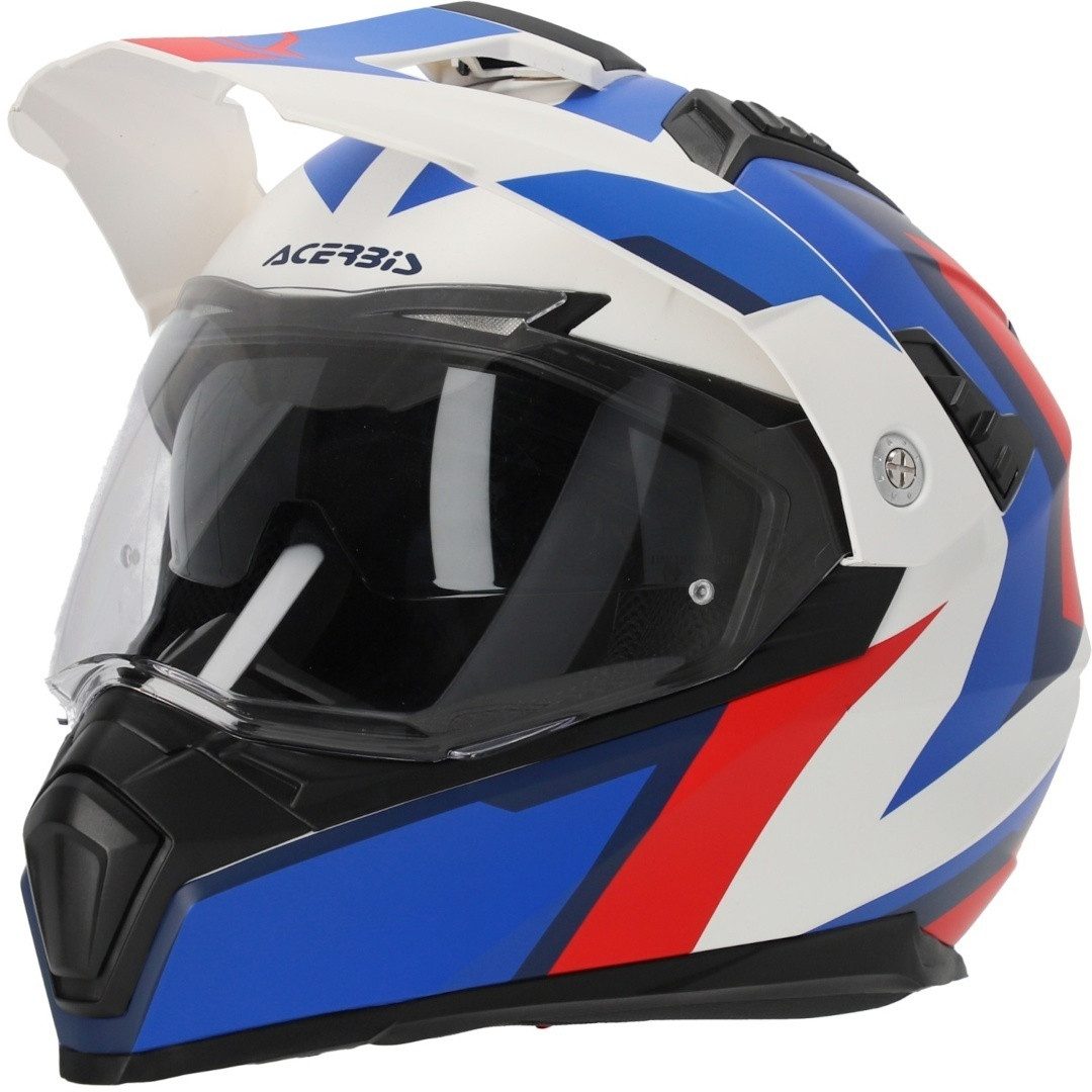 Acerbis Motocrosshelm Flip FS-606 2024 Motocross-Helm, Integriertes Sonnenvisier