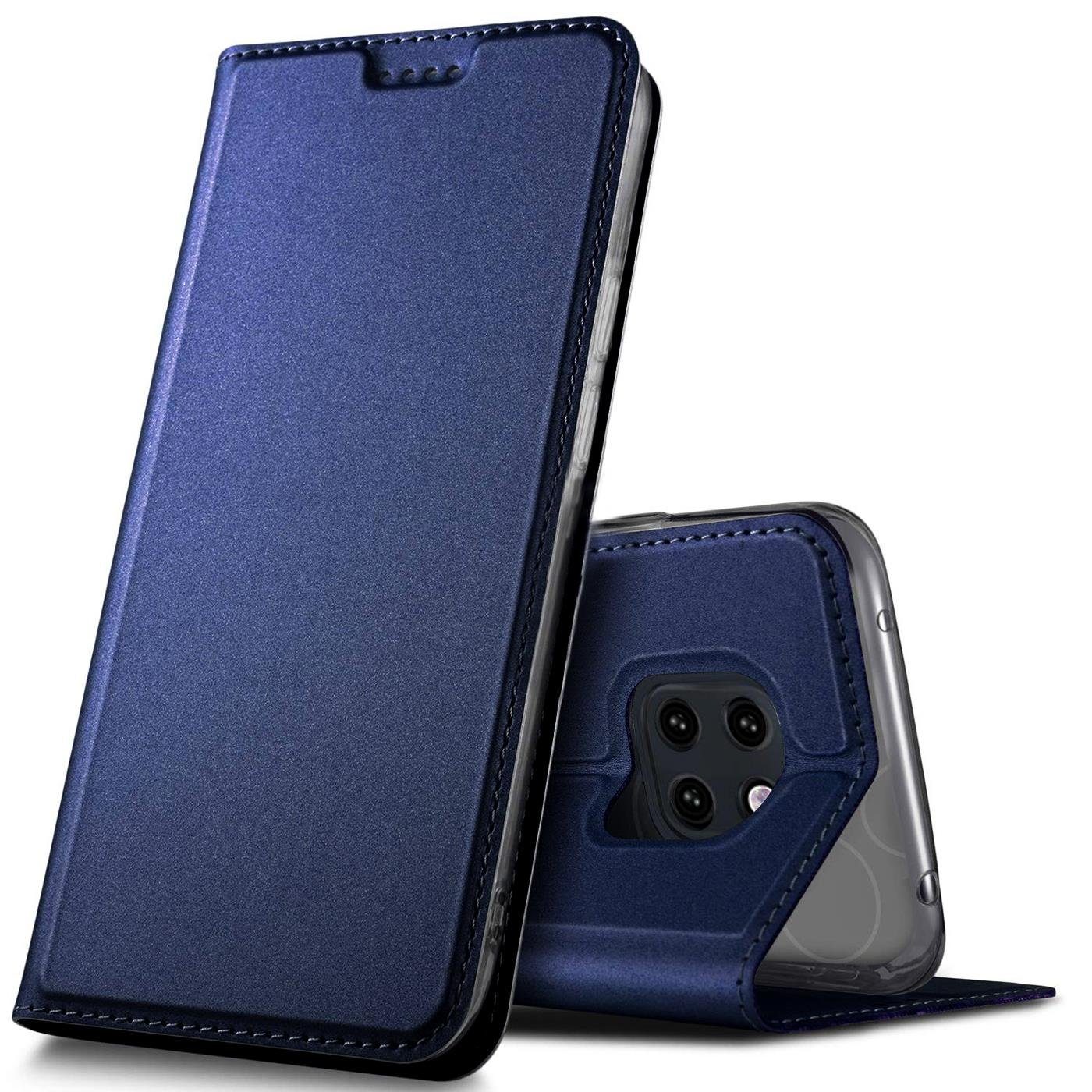 CoolGadget Handyhülle Magnet Case Handy Tasche für Huawei Mate 20 Pro 6,4 Zoll, Hülle Klapphülle Ultra Slim Flip Cover für Mate 20 Pro Schutzhülle