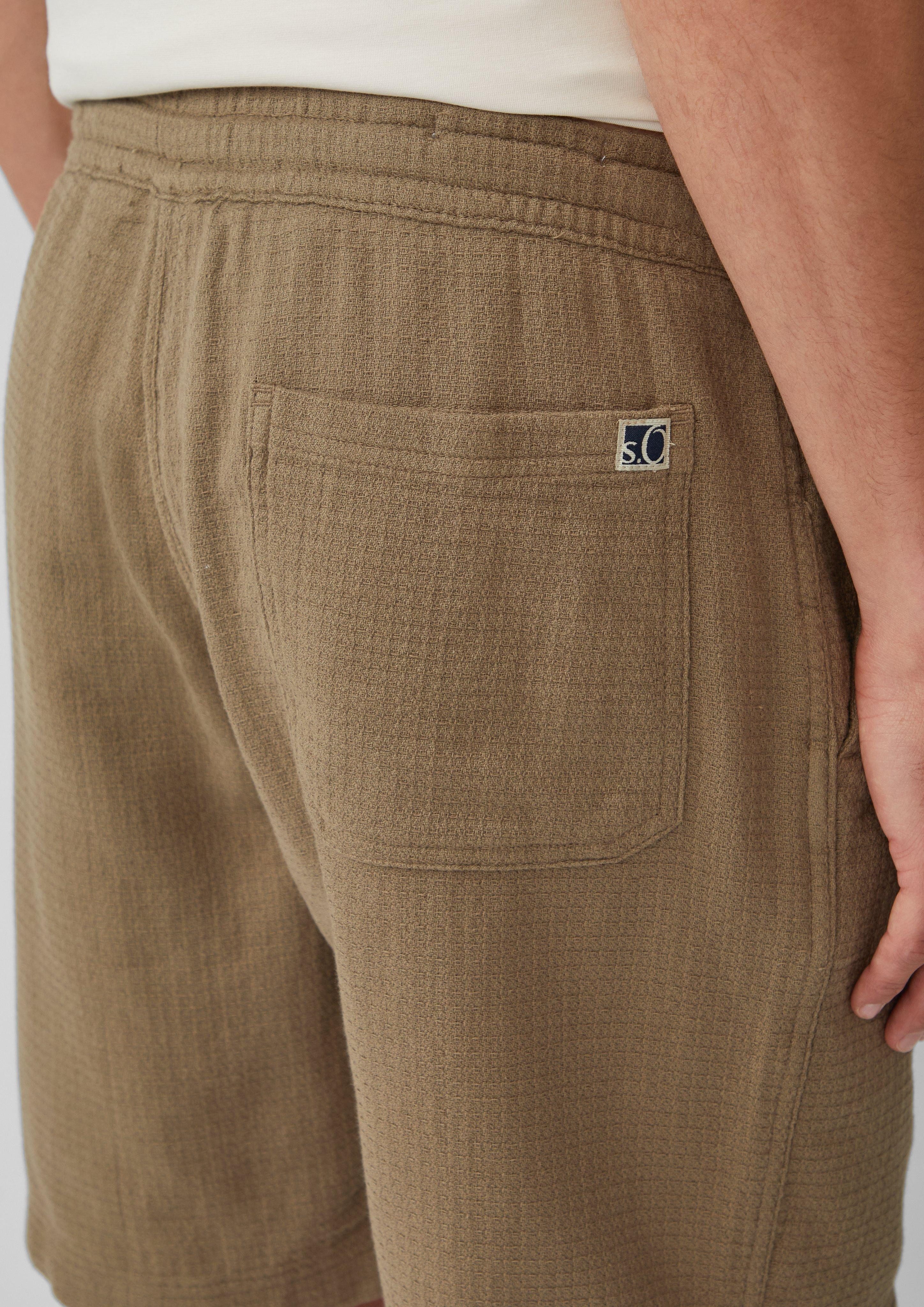 s.Oliver Bermudas Detroit: Strukturierte Baumwoll-Shorts im günstig online kaufen