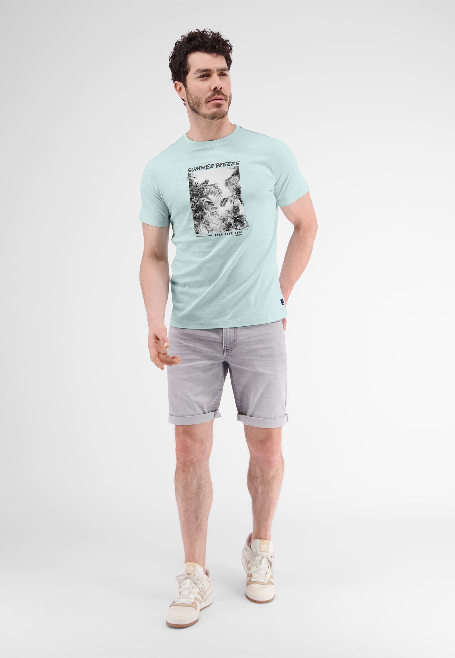 LERROS T-Shirt T-Shirt mit Fotoprint