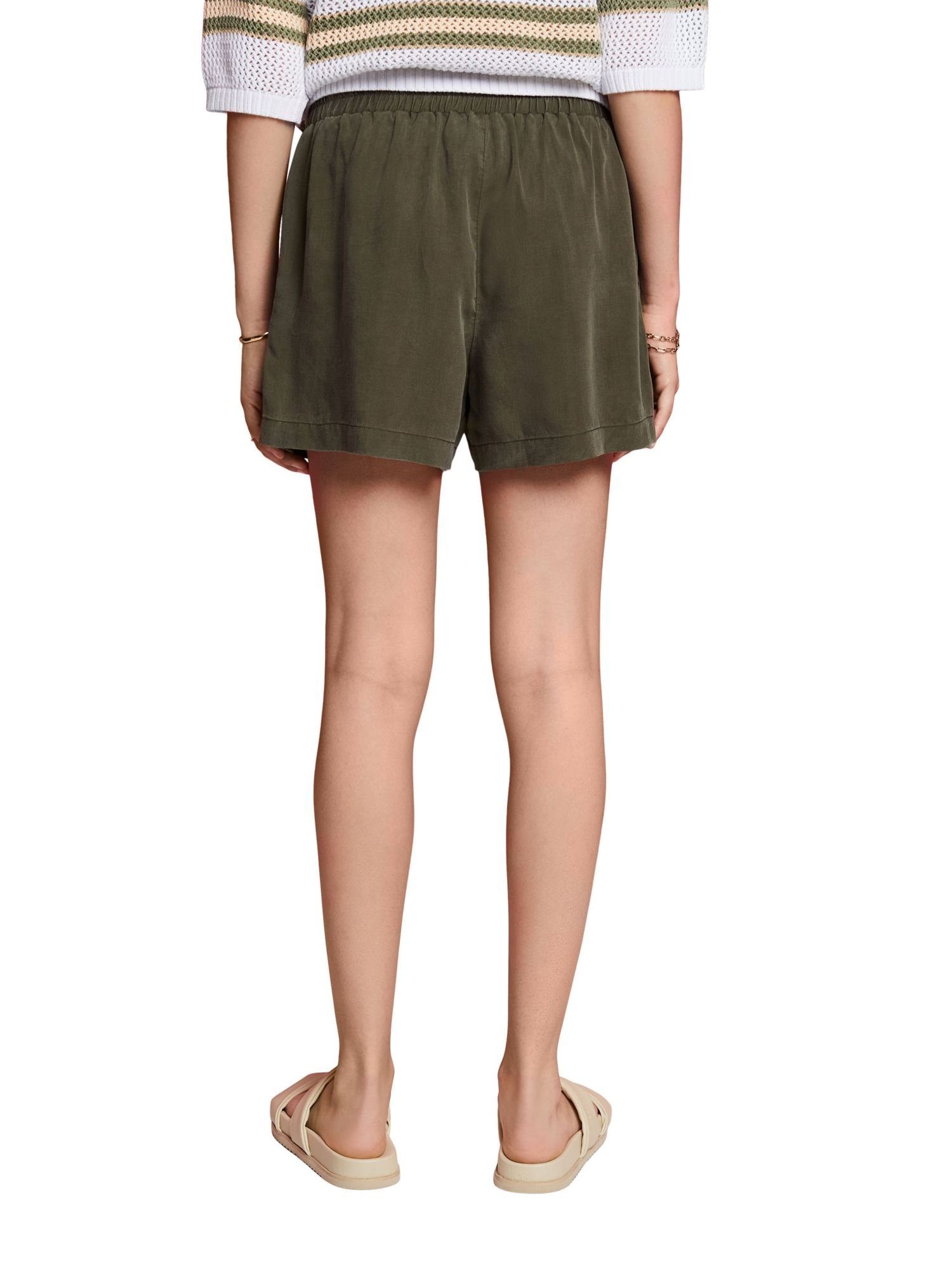 edc by Esprit DARK KHAKI (1-tlg) Shorts Pull-on-Shorts