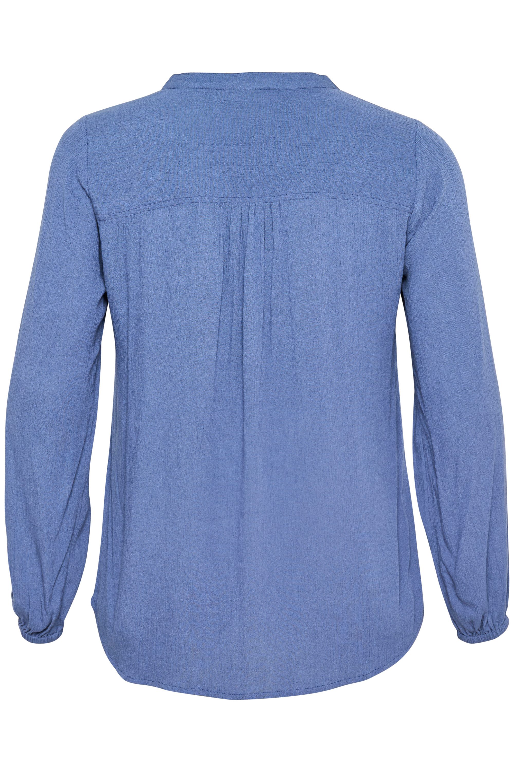 KAFFE Curve Langarmbluse Langarm-Bluse KCannia Große günstig online kaufen