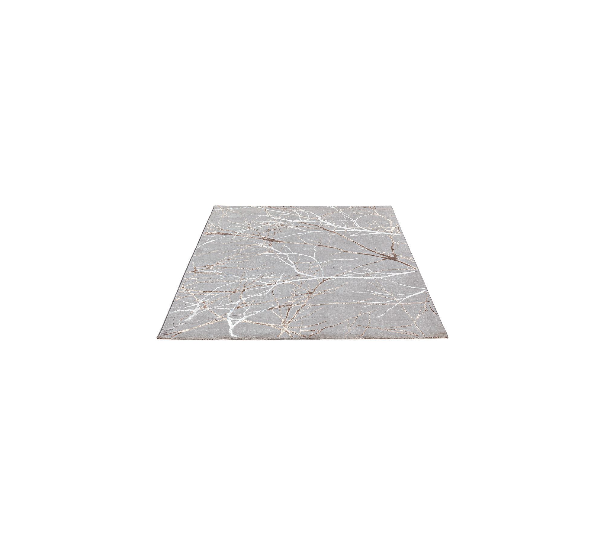 Floornovo Teppich Indoor Teppich Grau versch. Größen - rechteckig für alle Innenräume -, rund, Trocken- und Feuchträume