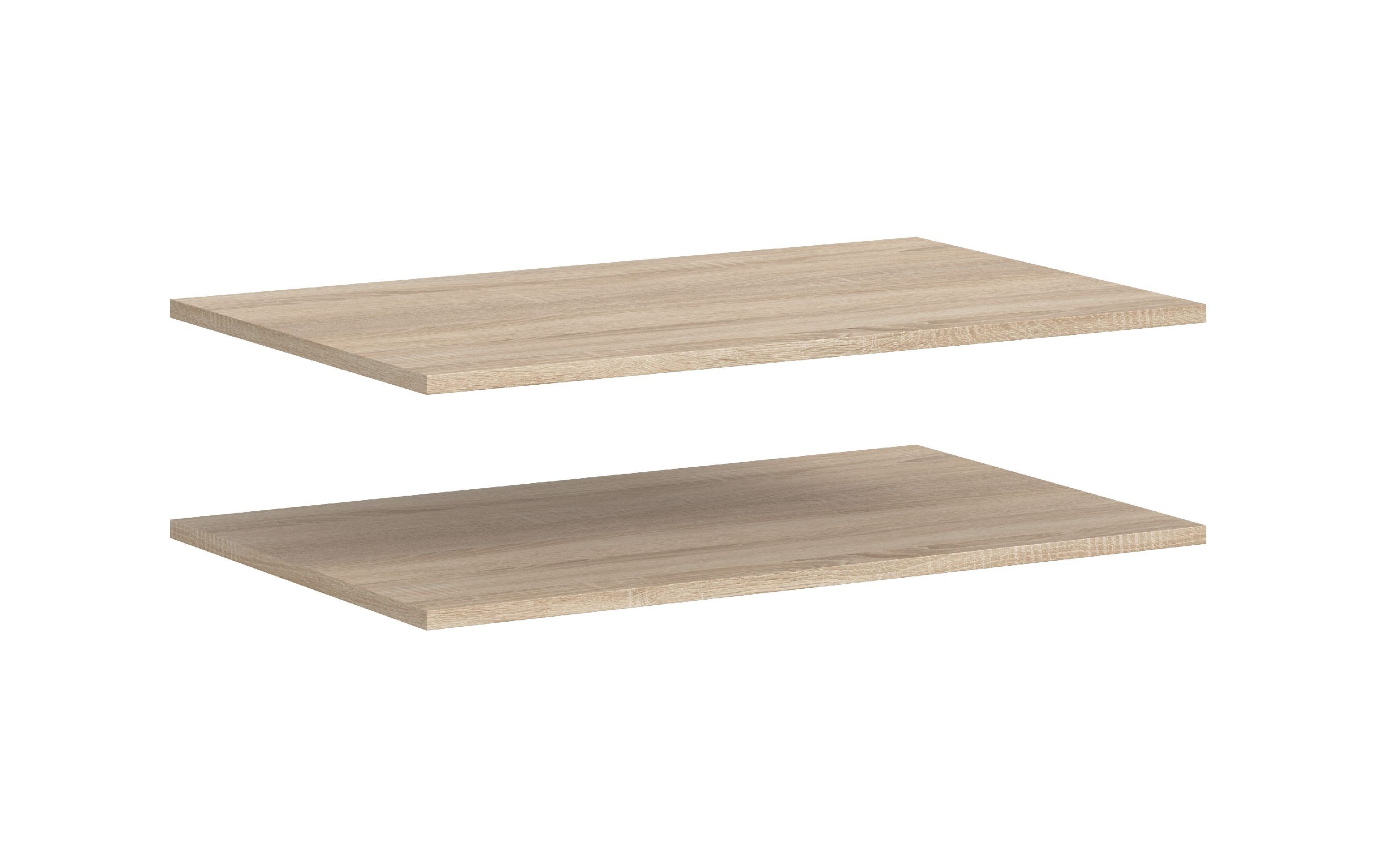 xonox.home Einlegeboden Zubehör, Sonoma Eiche Nachbildung skandinavisch 77x2x48 cm