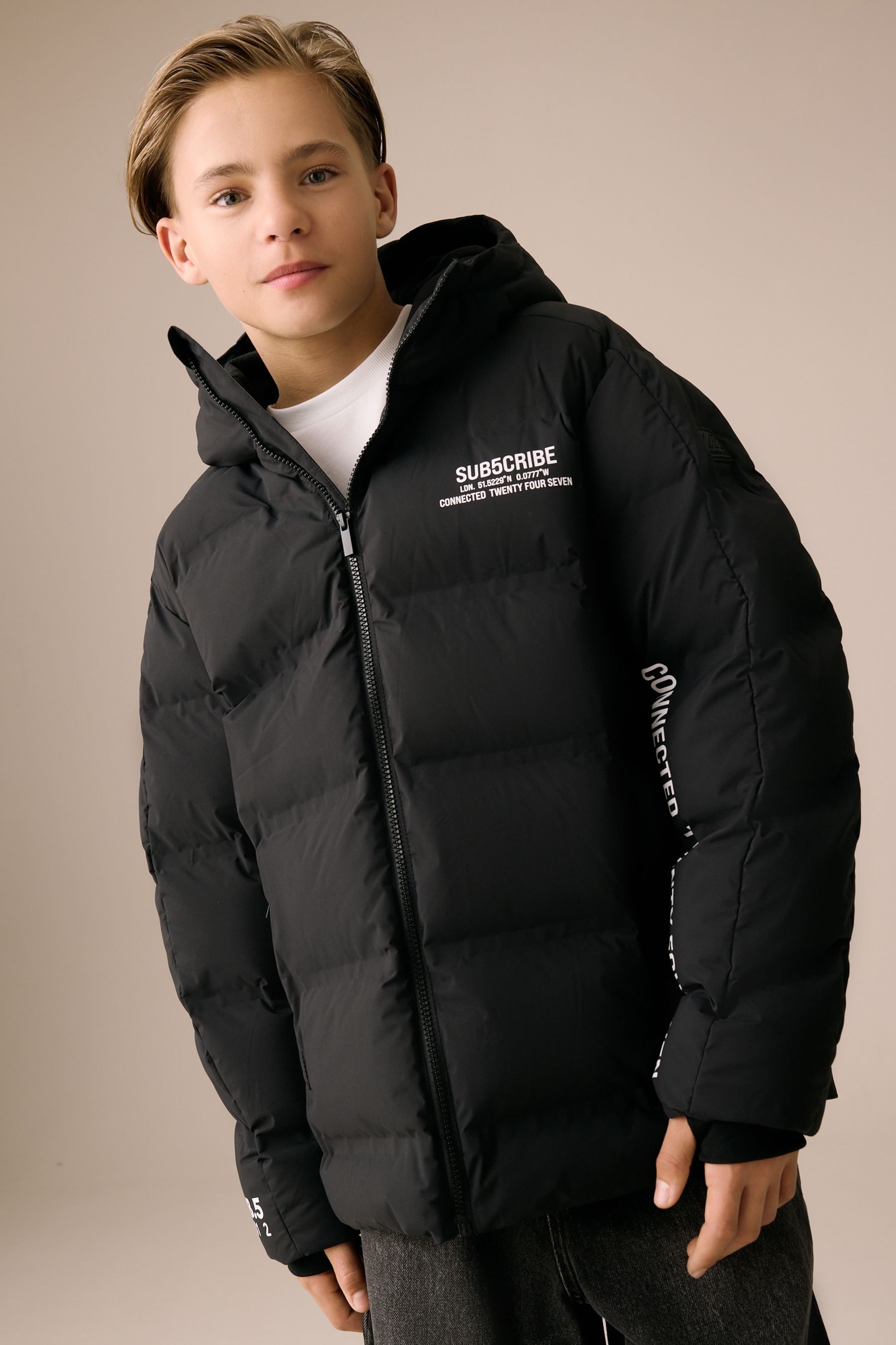 Next Steppmantel Wasserabweisender Steppmantel mit Fleecfutter (1-tlg)