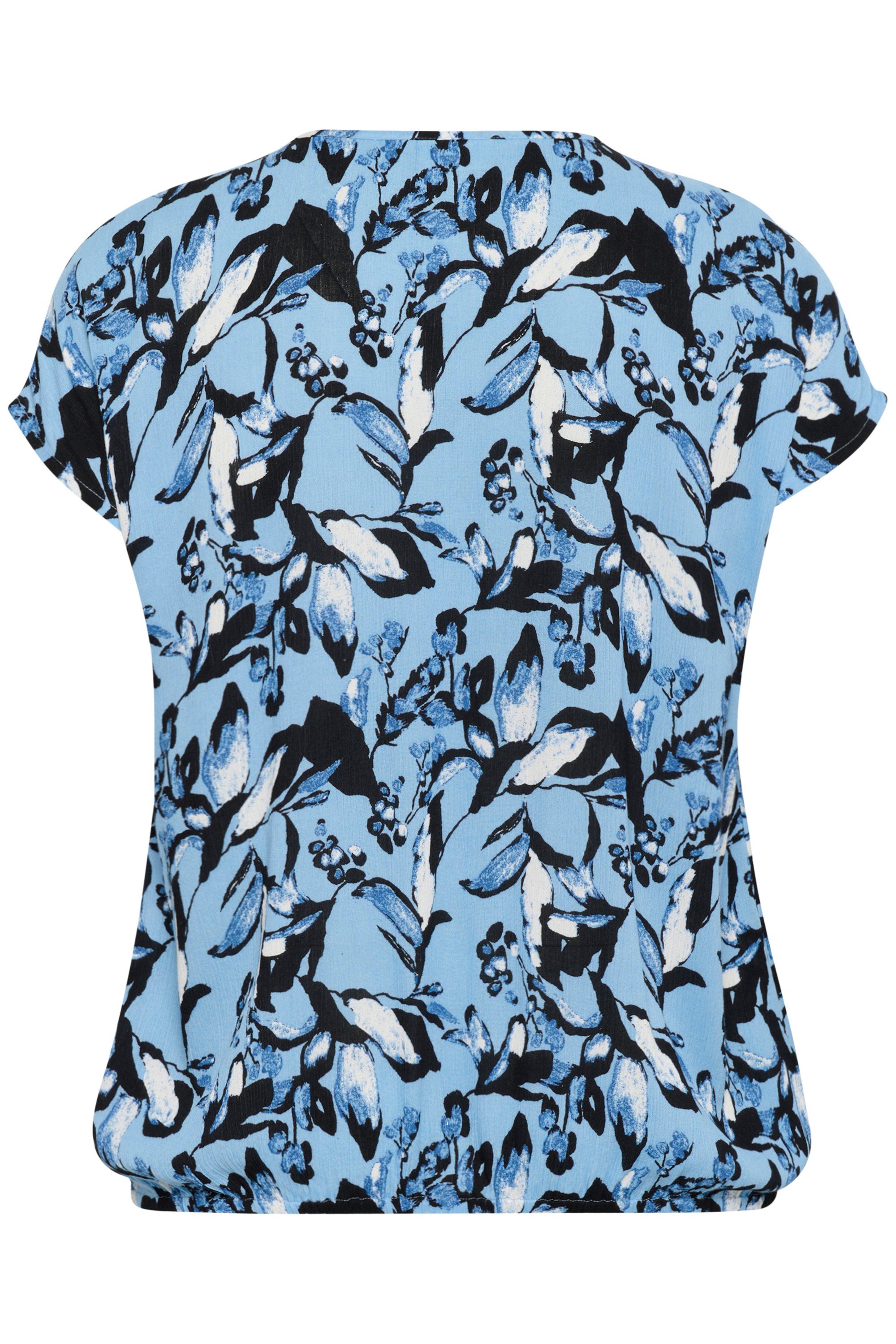 KAFFE Curve Kurzarmbluse Kurzarm-Bluse KCami Große günstig online kaufen