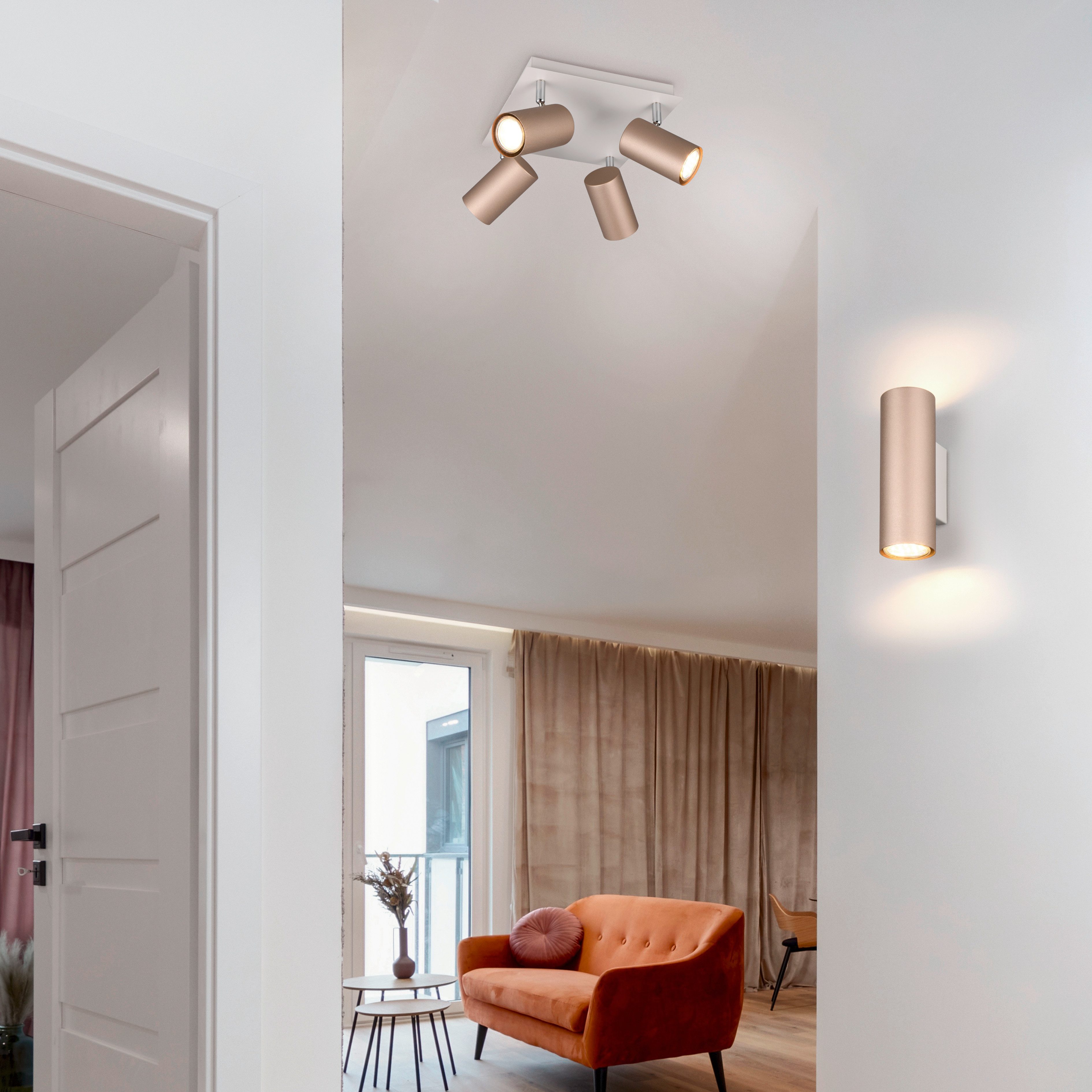 TRIO Leuchten Deckenstrahler MARLEY, GU10 Deckenspot günstig online kaufen