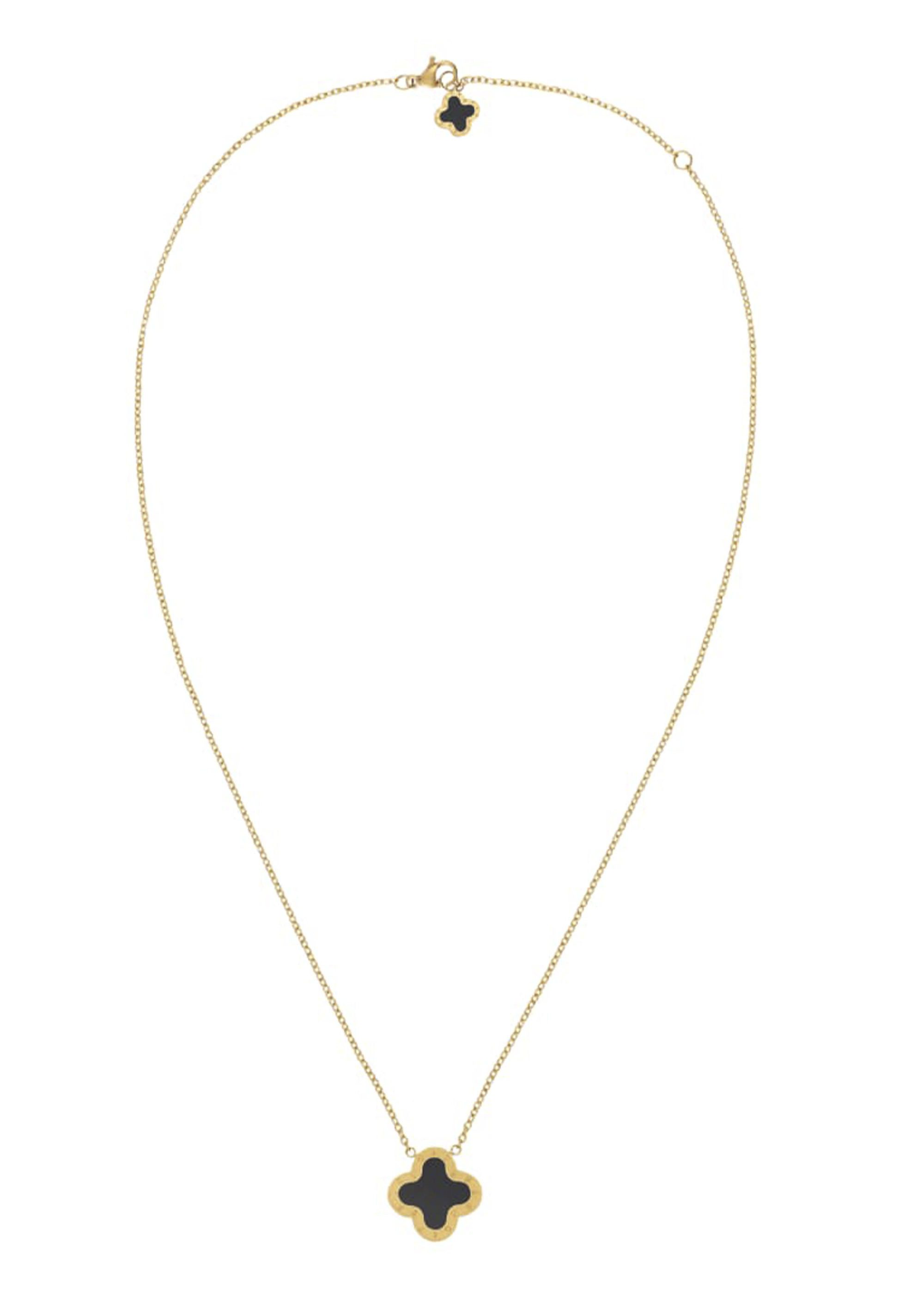 Lenoites Kette mit Anhänger Four-leaf Clover günstig online kaufen