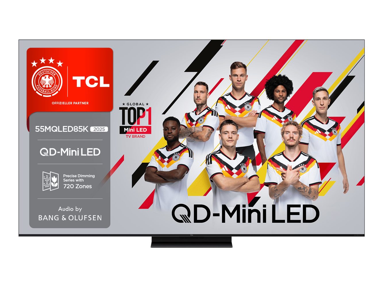 TCL 55MQLED85KX1 QLED Mini LED-Fernseher (55 Zoll, 4K Ultra HD)