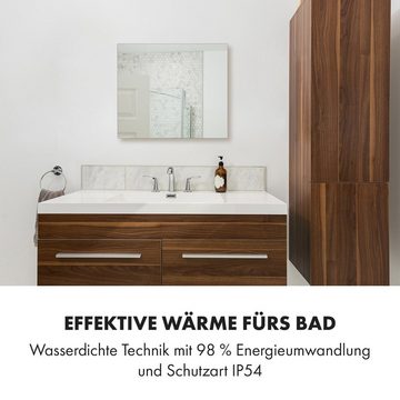 Klarstein Heizkörper Marvel Mirror, elektrische Infrarot Wandheizung Spiegel Thermostat Heizung elektrisch