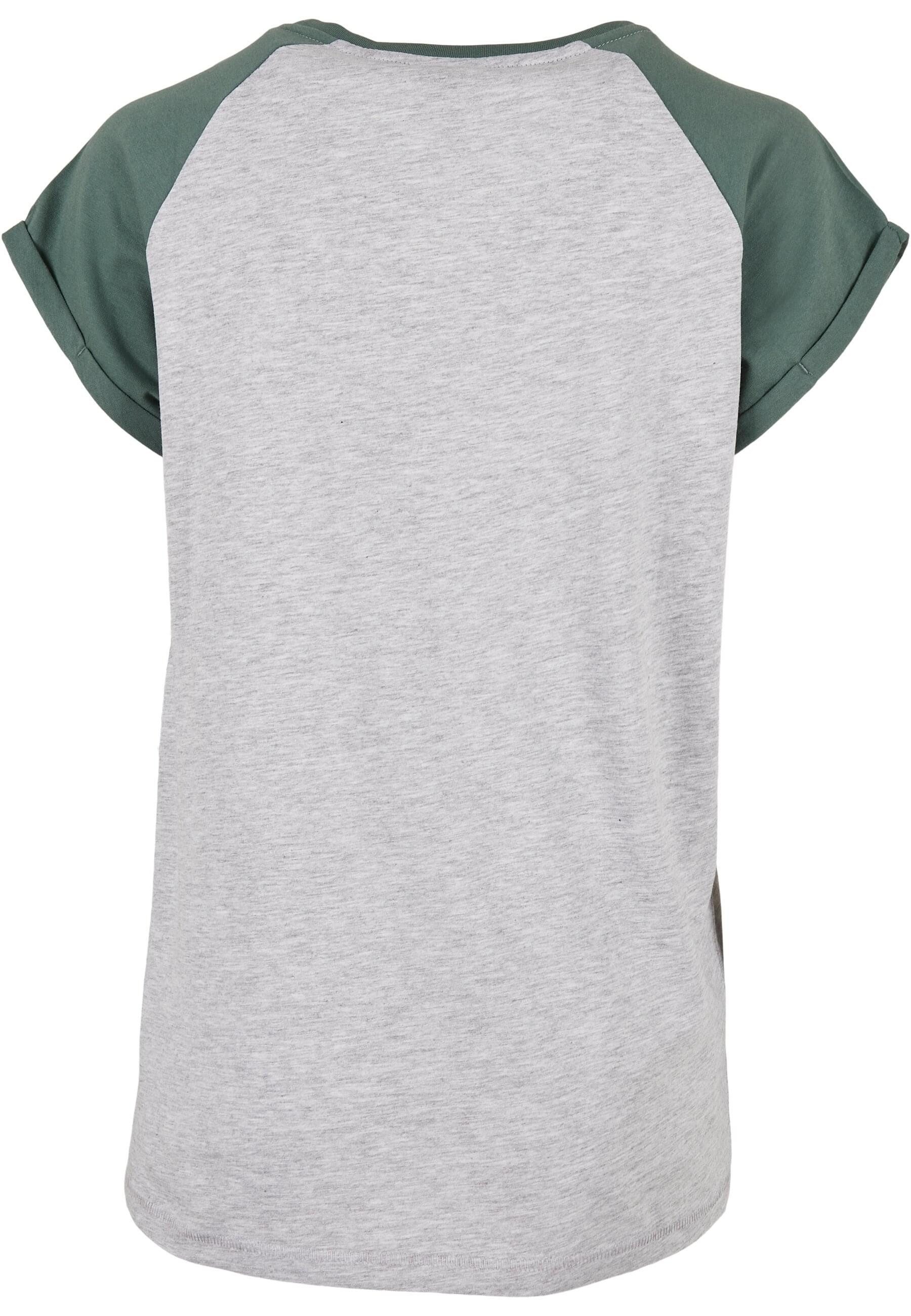 URBAN CLASSICS Kurzarmshirt Urban Classics Damen Ladies Contrast Raglan Tee günstig online kaufen