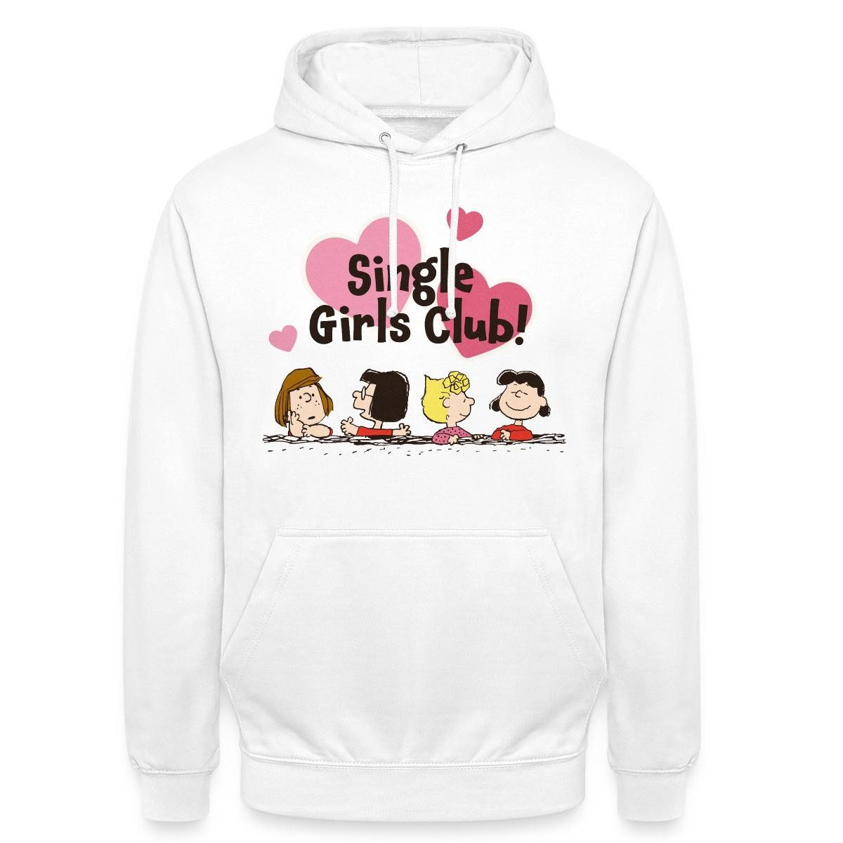 Spreadshirt Hoodie Peanuts Single Girls Club Lucy & Ihre Freundinnen Unisex Hoodie (1-tlg)