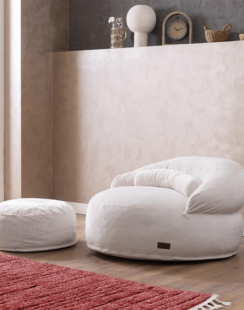 Wuuh Pouf Wuuh Felix Pouf, Soft-Pouf, Sitzhocker, Einzelsessel