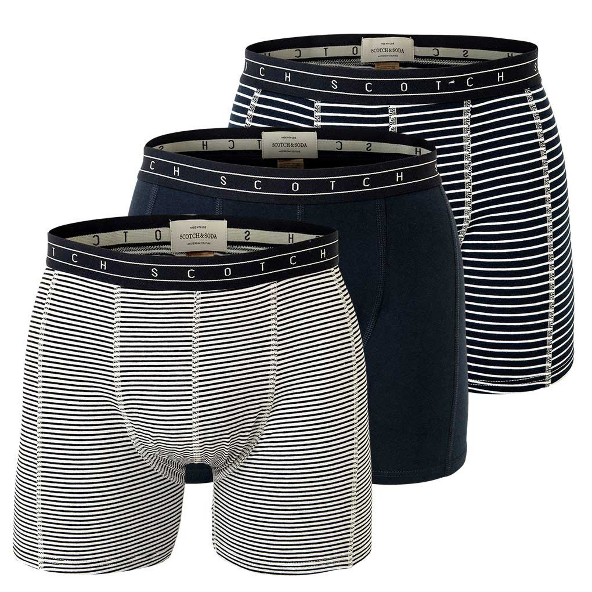 Boxer Herren Boxershort 3er Pack Baumwolle