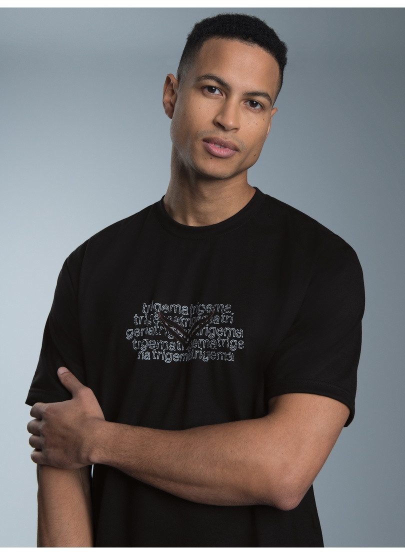 Trigema T-Shirt TRIGEMA T-Shirt mit Logo-Print günstig online kaufen