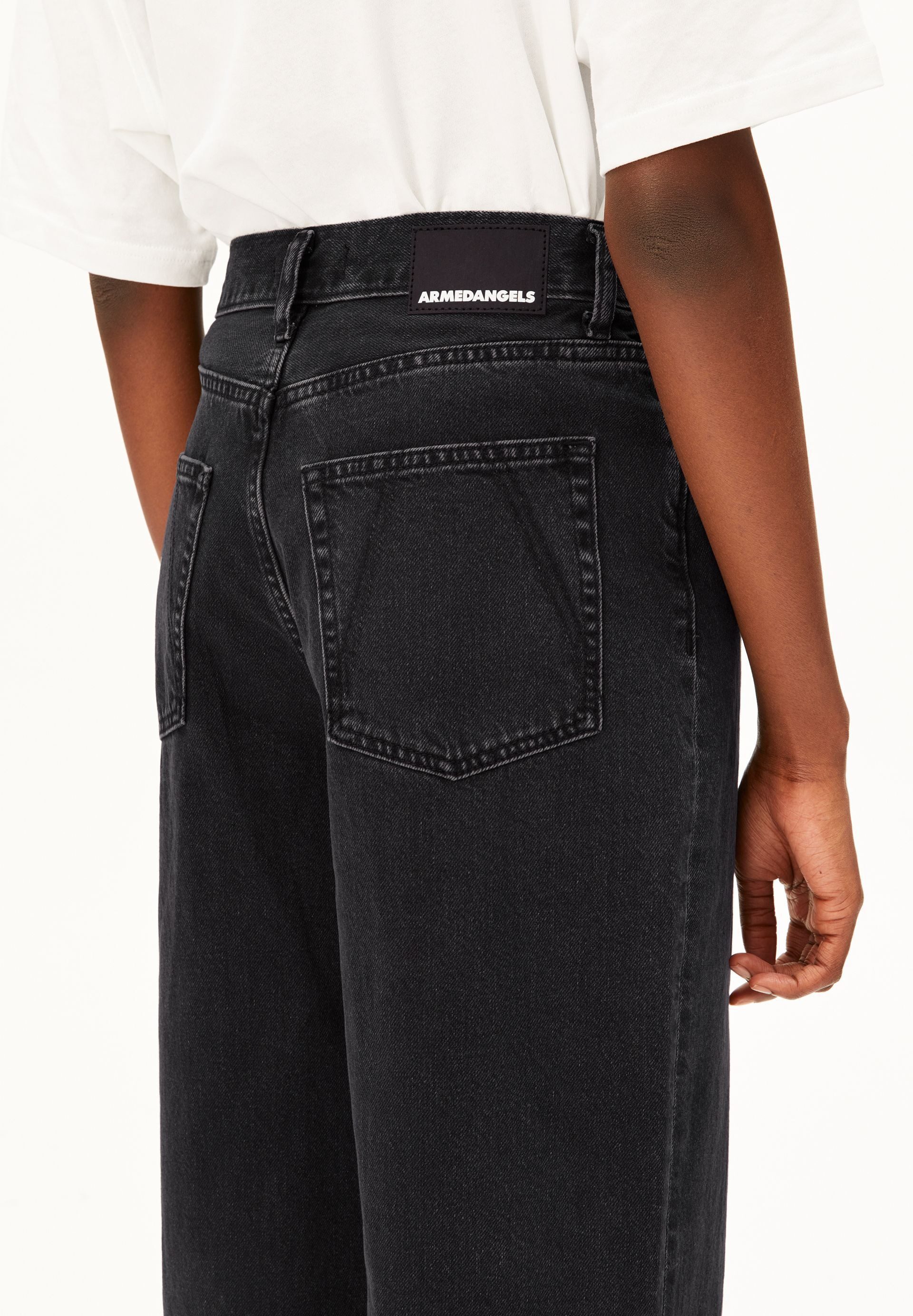 Armedangels Weite Jeans ENIJAA (Non-Stretch, Regular Fit) High waist