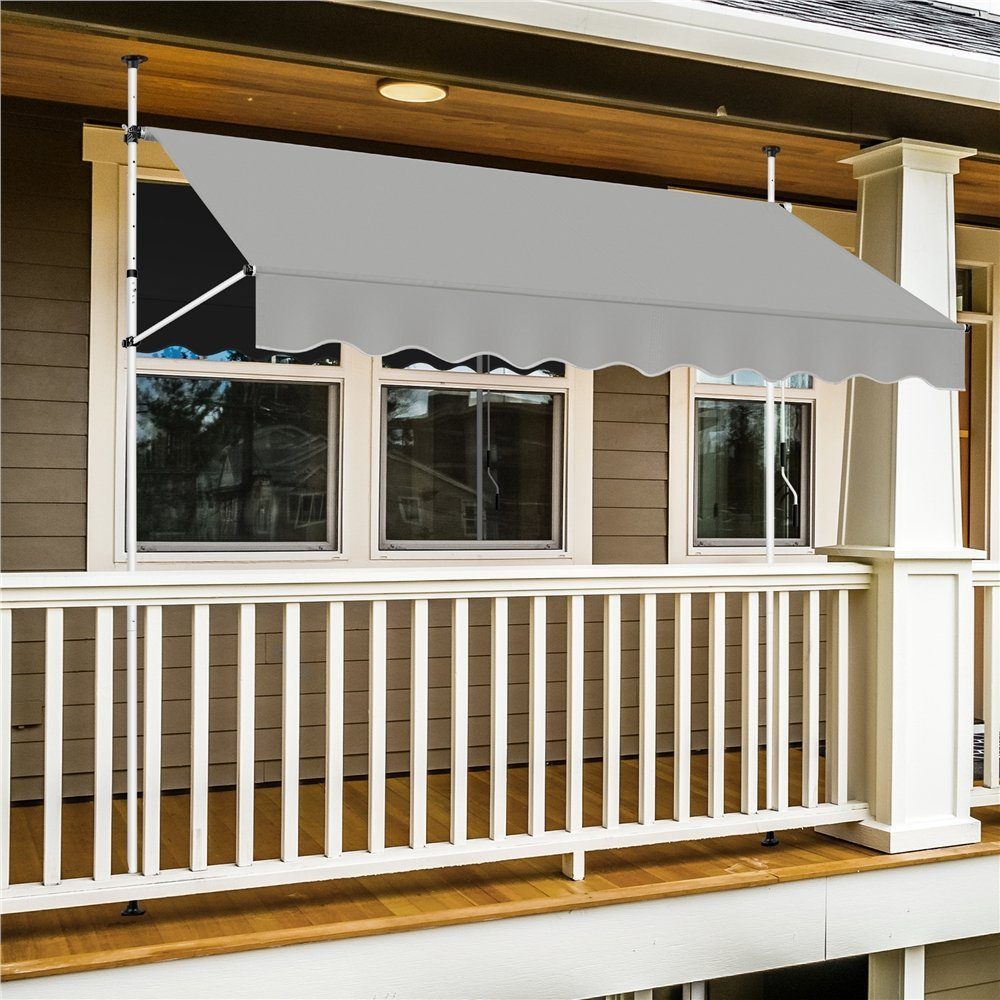 Yaheetech Markise 150/200/250/300 cm (Breite) Klemmmarkise günstig online kaufen
