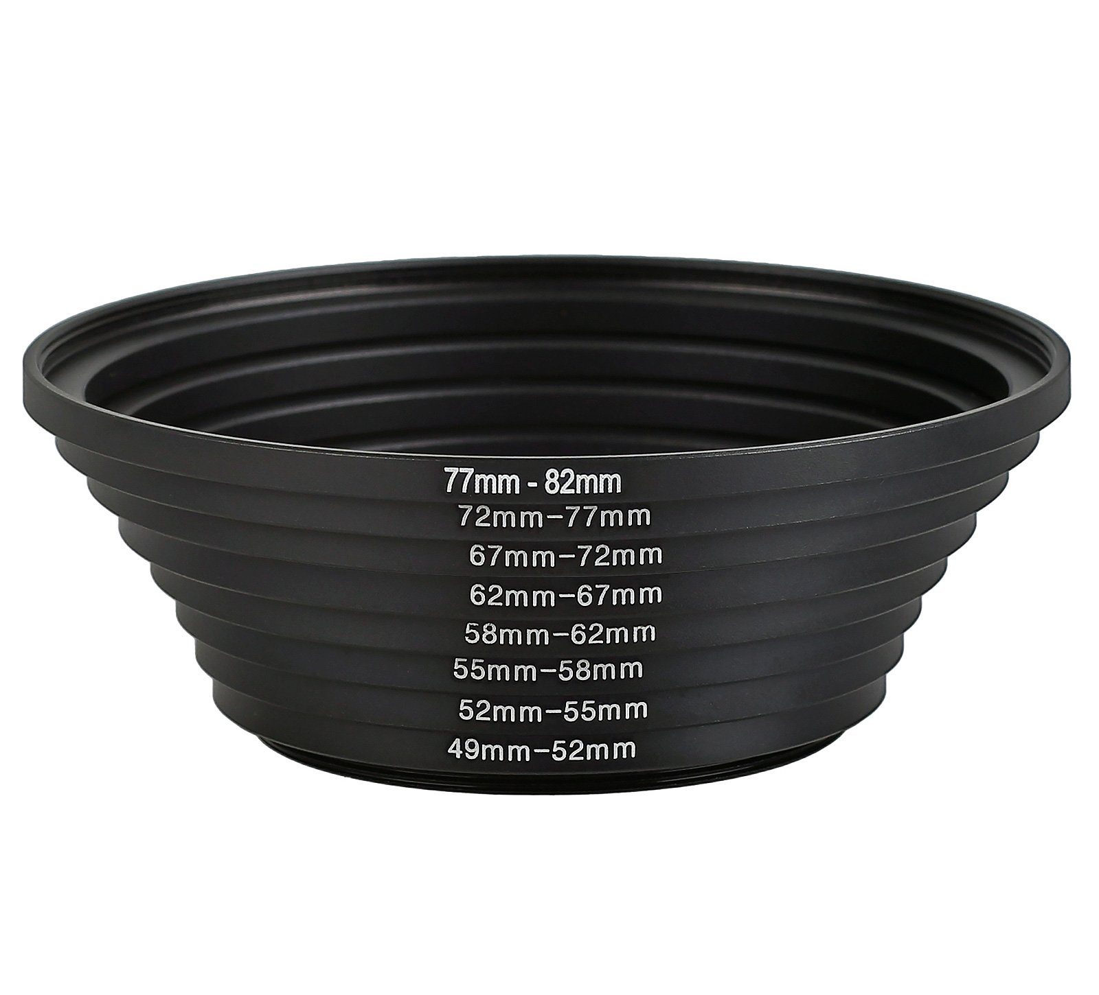 ayex Step-Up Ring Set, 8Teilig. Objektiv-Adapter-Filter Für alle Hersteller Foto-Filter-Sets