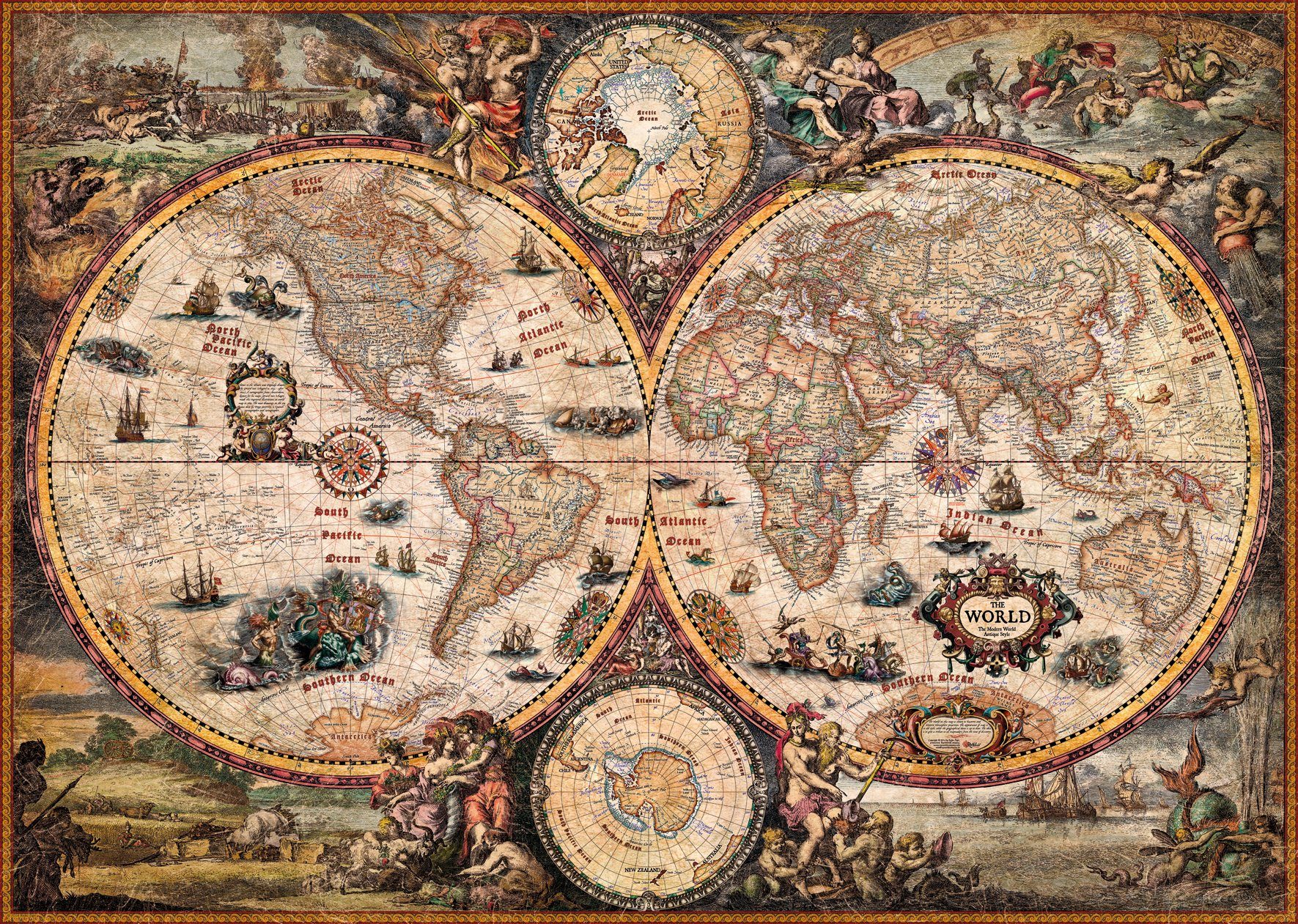 HEYE Puzzle Vintage World, 2000 Puzzleteile, günstig online kaufen
