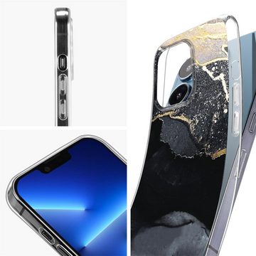 CoolGadget Handyhülle Marmor Slim Case für iPhone 12 Pro Max 6,7 Zoll, Hülle Dünne Silikon Schutzhülle für Apple iPhone 12 Pro Max Hülle