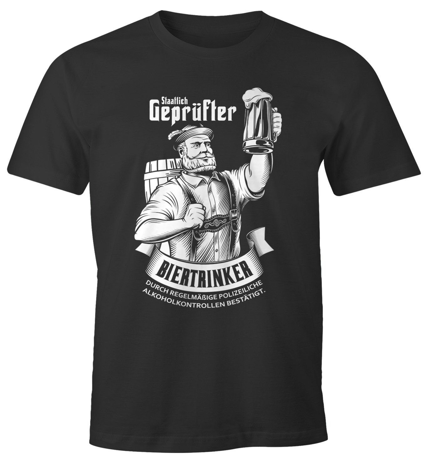 MoonWorks Print-Shirt Herren T-Shirt Staatlich geprüfter günstig online kaufen