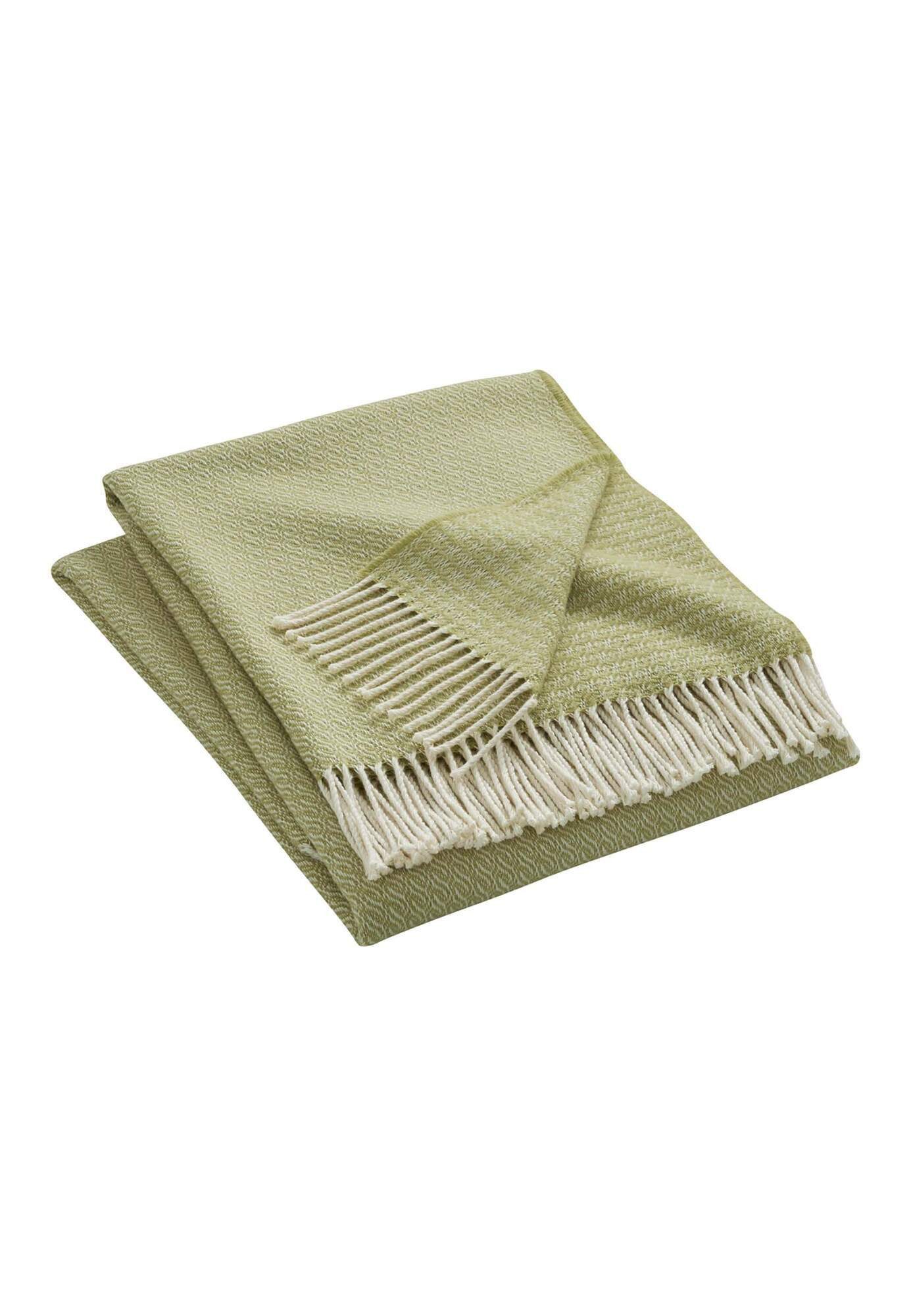 Plaid LIA aus Bio-Baumwolle mit Bio-Lambswool, Hessnatur