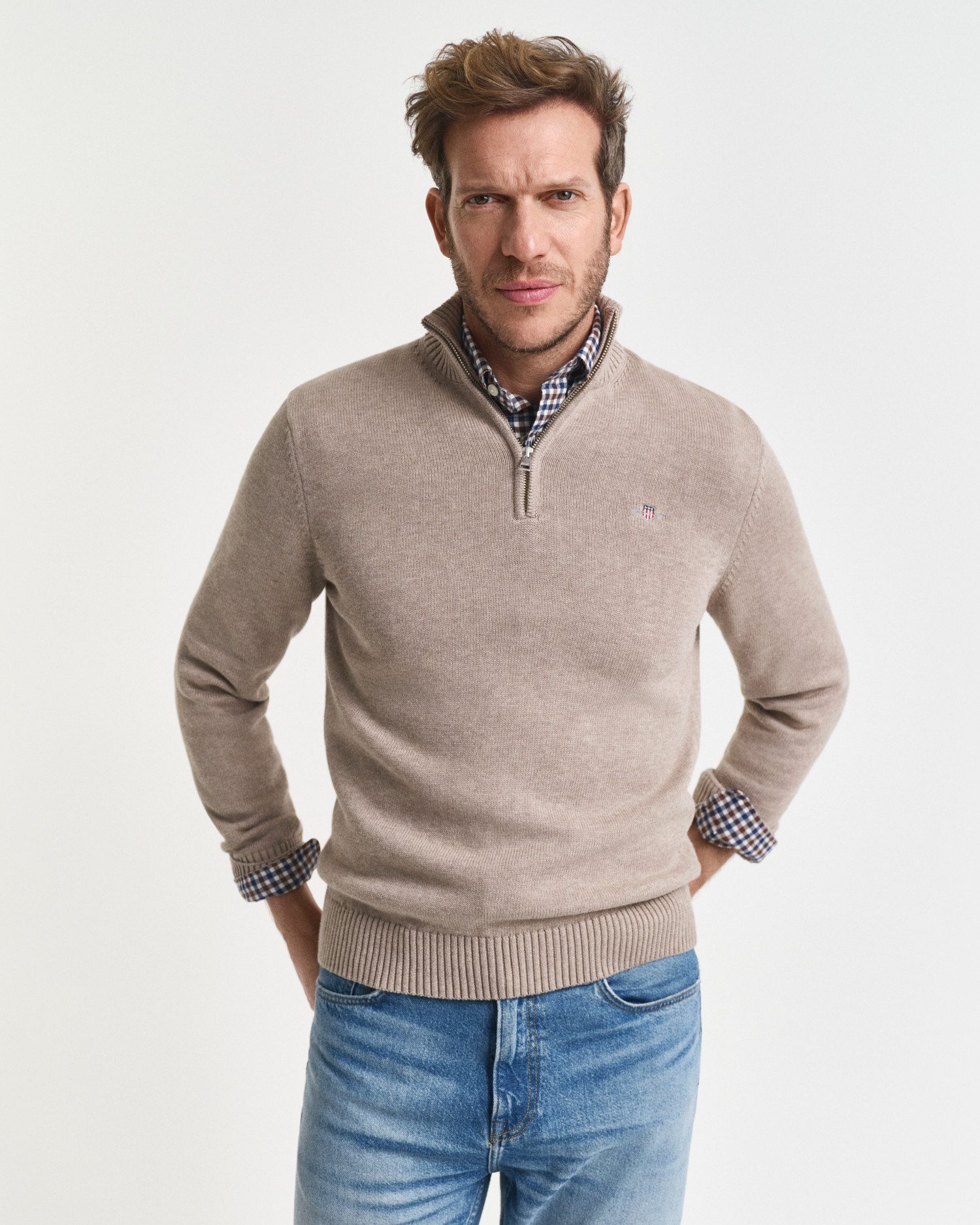 Gant Troyer CASUAL COTTON HALF ZIP günstig online kaufen