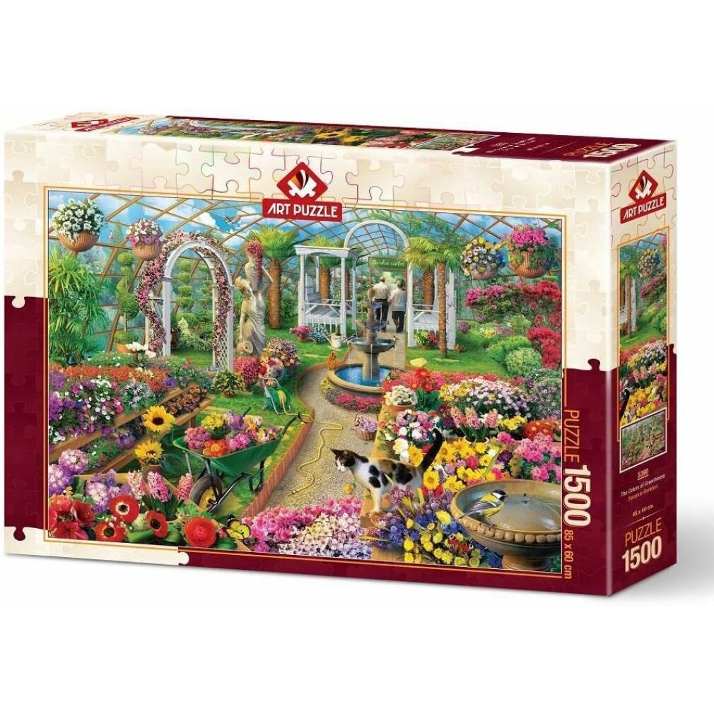 ART PUZZLE Puzzle Puzzle Farben des Gewächshauses 1500 Teile, Puzzleteile