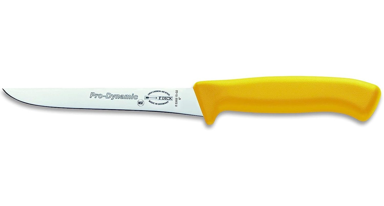 F. DICK Ausbeinmesser F. 15cm DICK gelb Ausbeinmesser ProDynamic Klingenlänge Küchenmesser