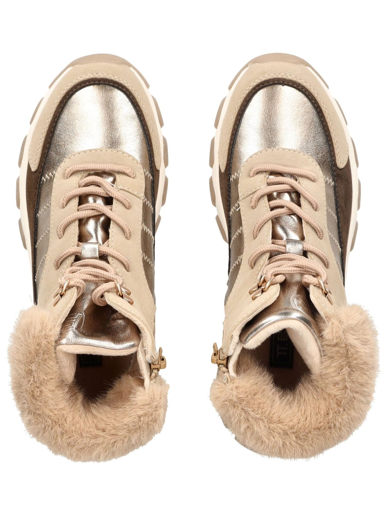 BAGATT Stiefelette Lederimitat/Textil . Schnürstiefelette