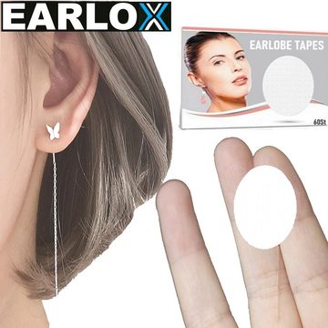 MAVURA Einhänger für Ohrschmuck EARLOX Earlobe Tapes Ohrlochschutz gegen ausgeleierte, Ohrläppchen / gerissene Ohrlöcher